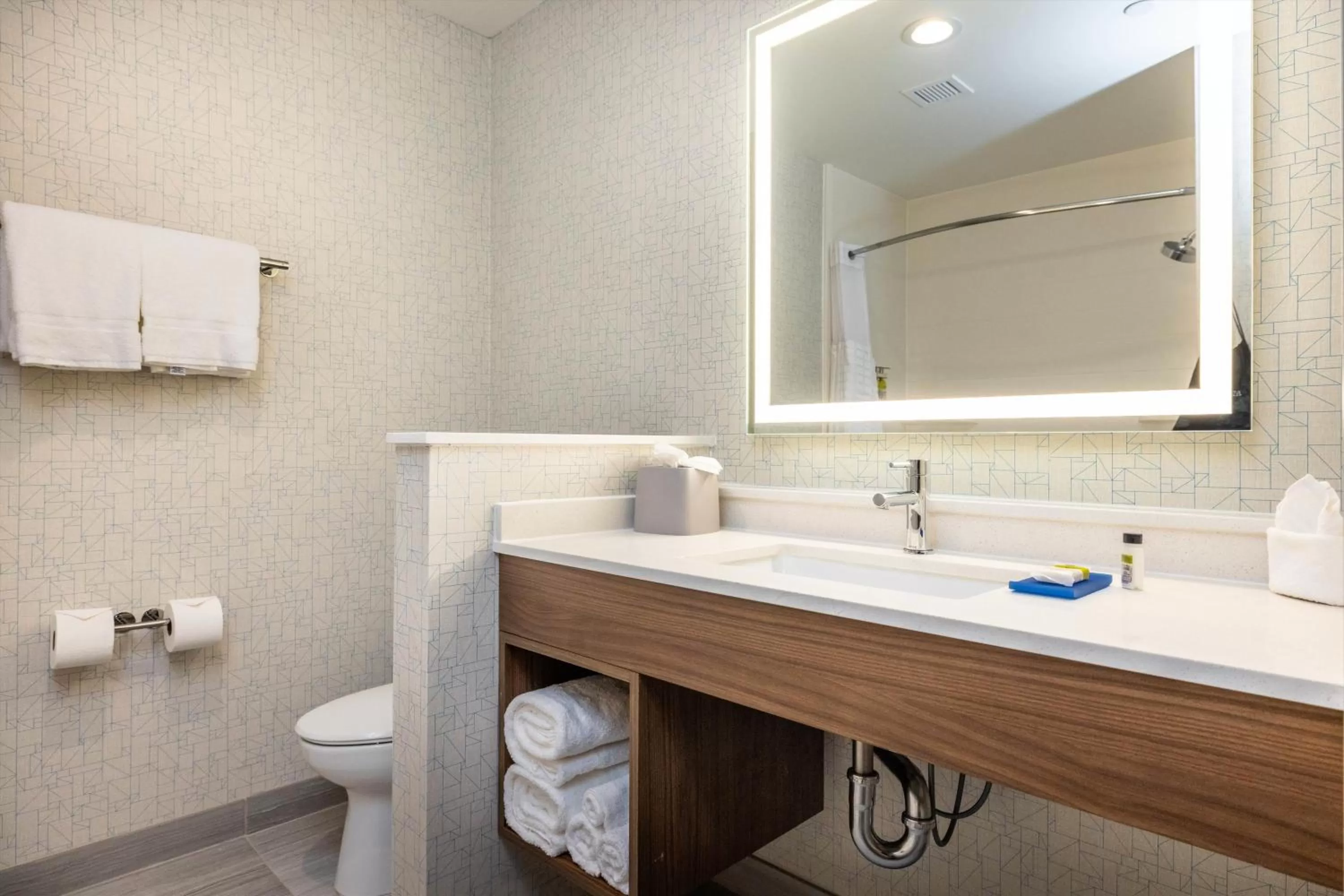Bathroom in Holiday Inn Express & Suites - San Jose Silicon Valley by IHG
