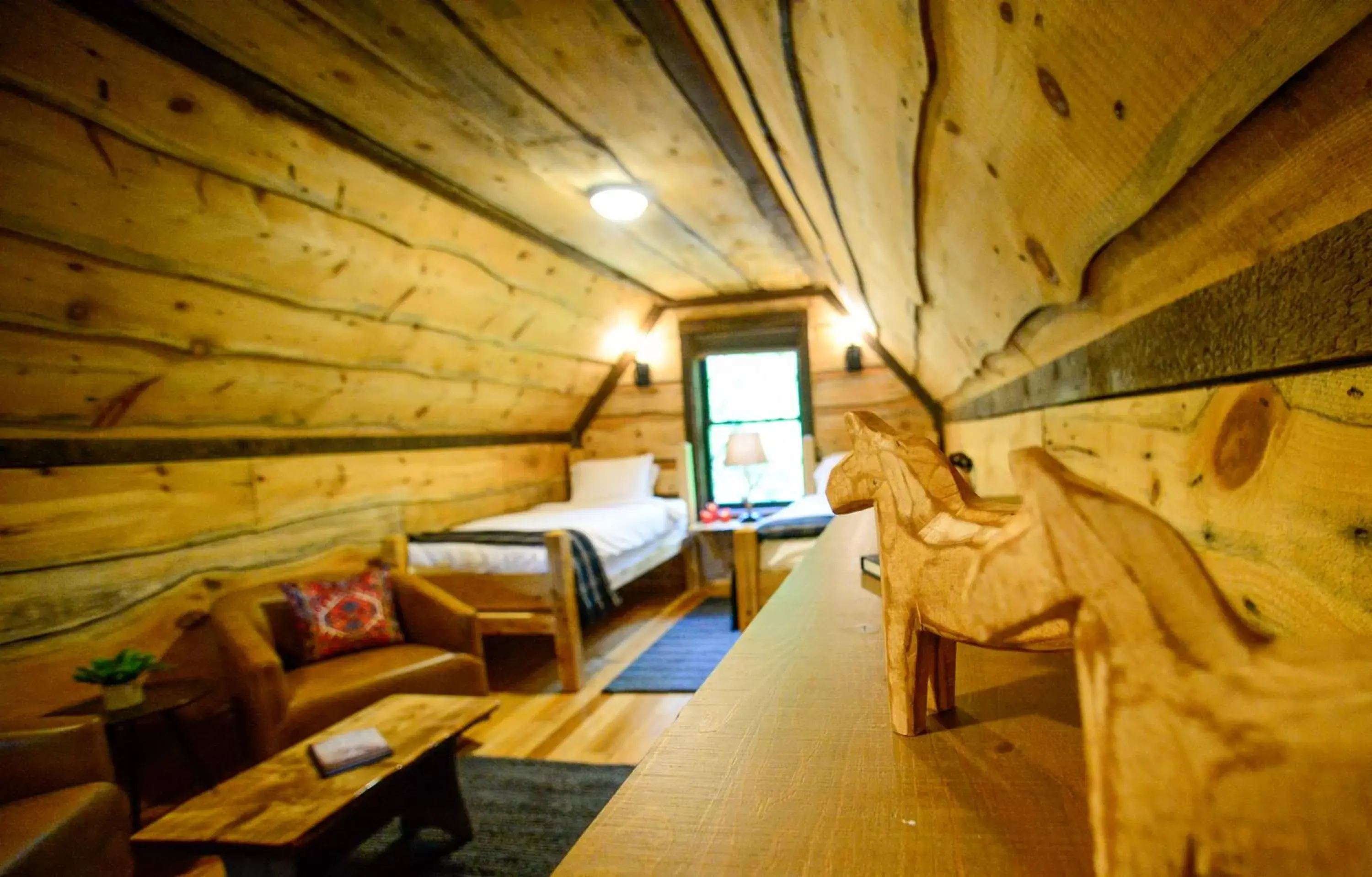 Bed, Seating Area in Vikings Villages Resort