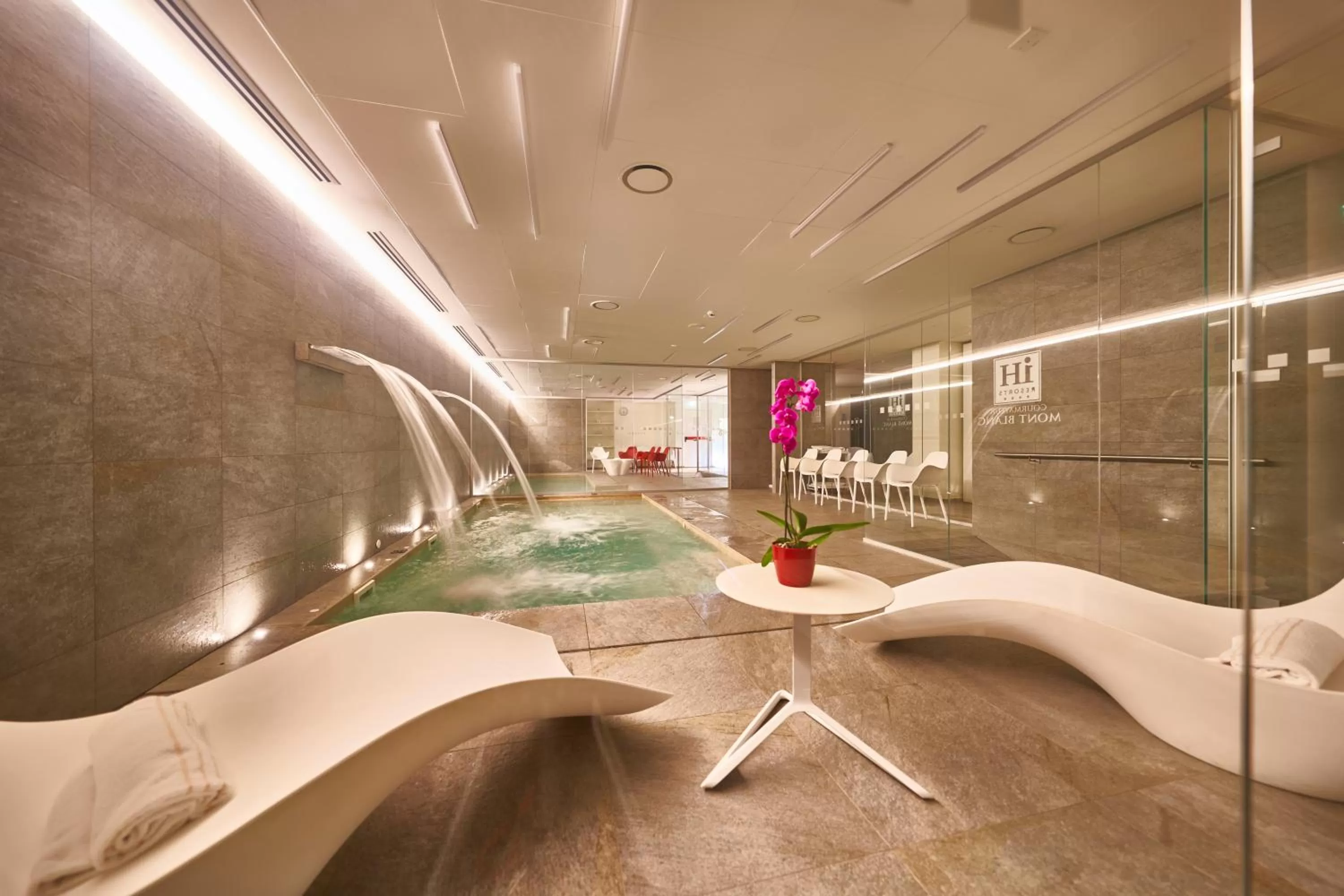 Spa and wellness centre/facilities in iH Hotels Courmayeur Mont Blanc