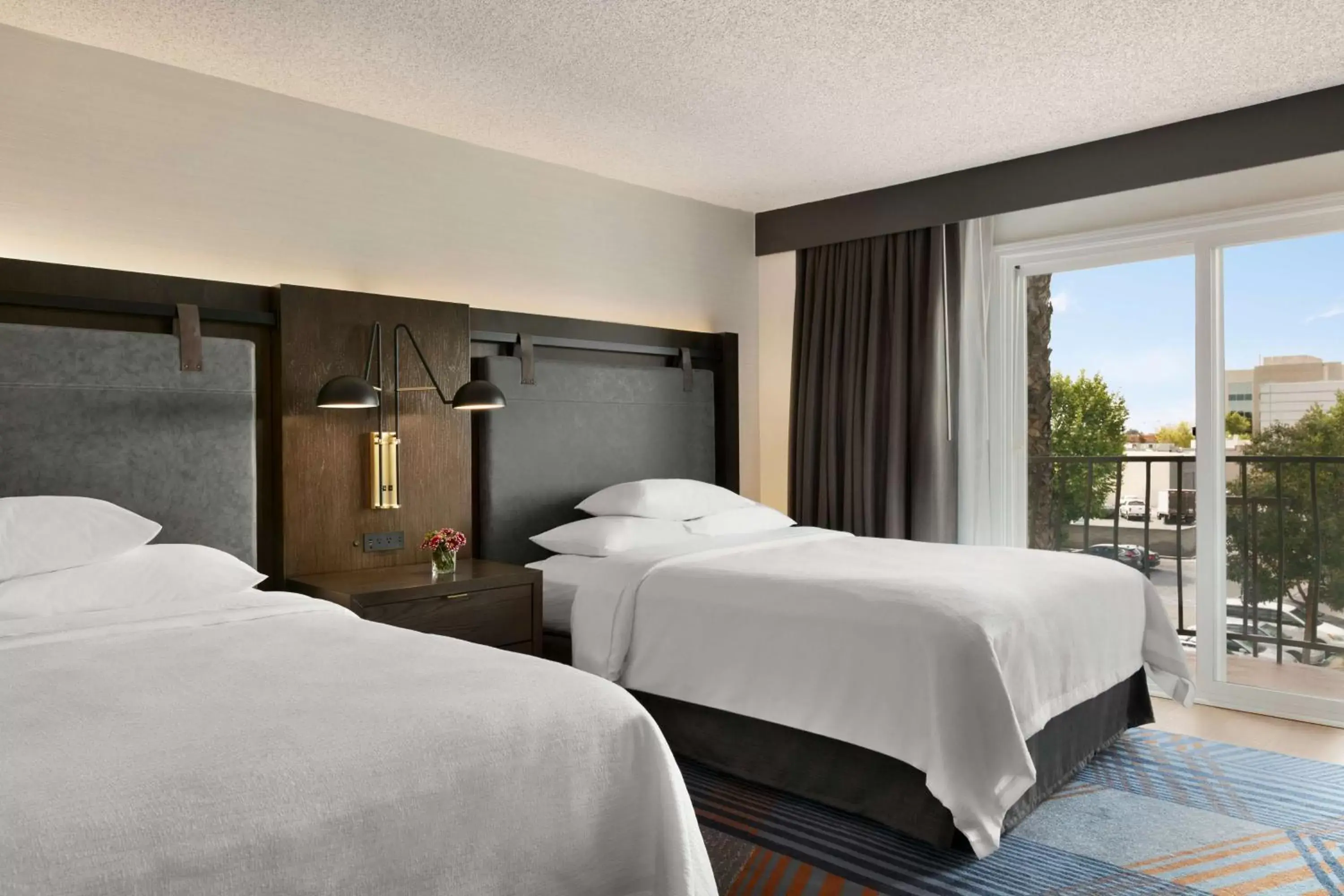 Queen Room with Two Queen Beds and Balcony in Embassy Suites by Hilton Los Angeles Downey Queen Room with Two Queen Beds and Balcony in Embassy Suites by Hilton Los Angeles Downey
