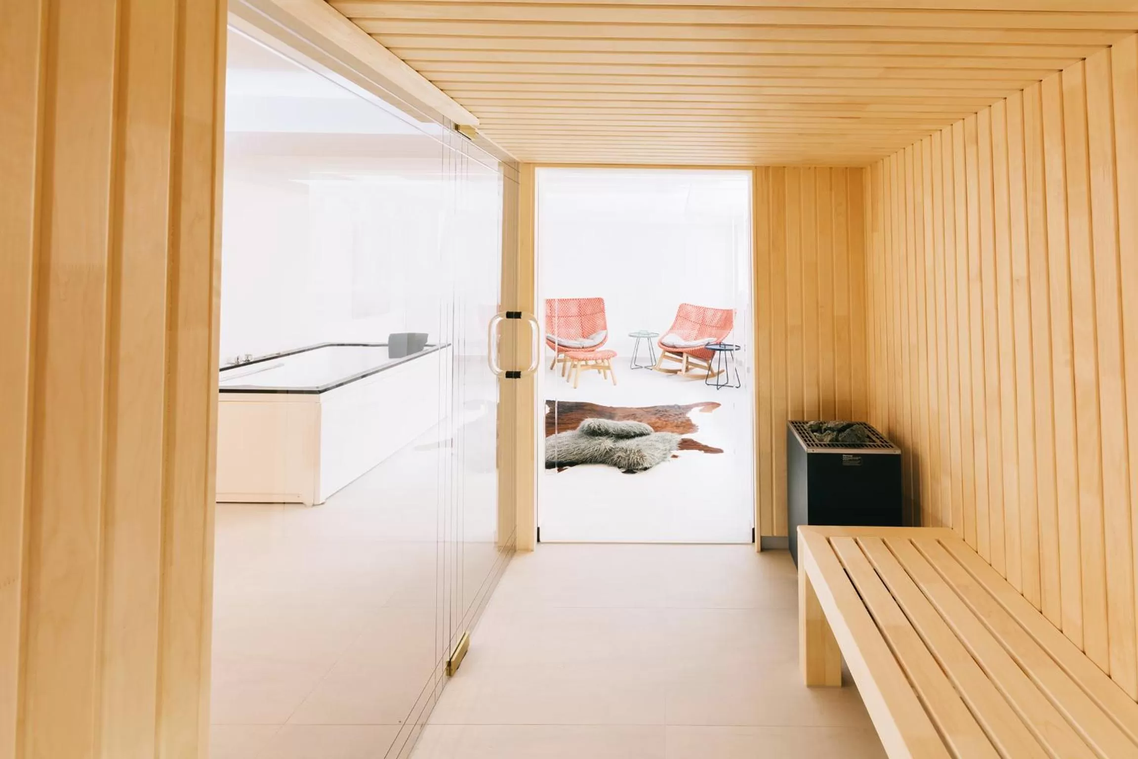 Sauna in Parkhotel FRITZ am Brunnen