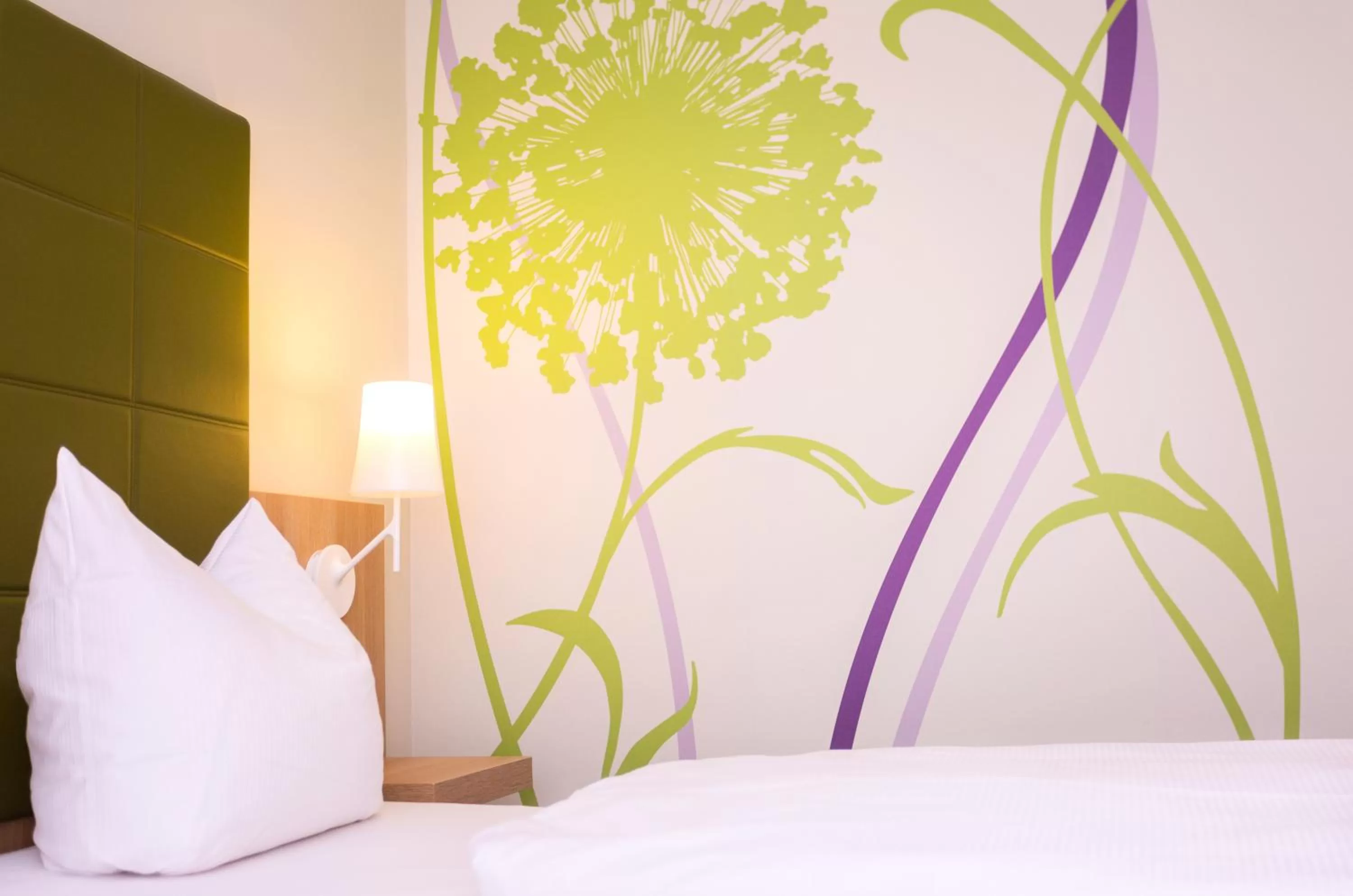 Decorative detail, Bed in Hotel - Restaurant Erich Rödiger