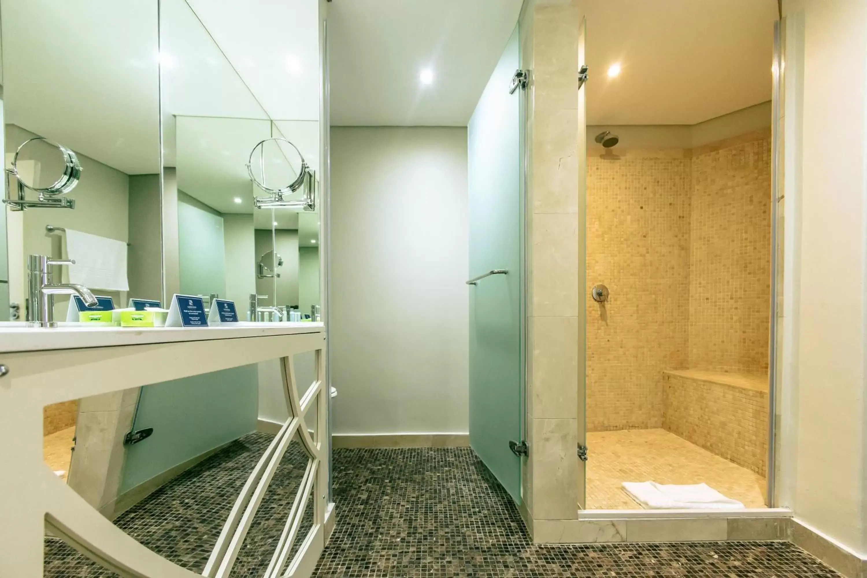Shower, Bathroom in Lagoon Beach Hotel & Spa