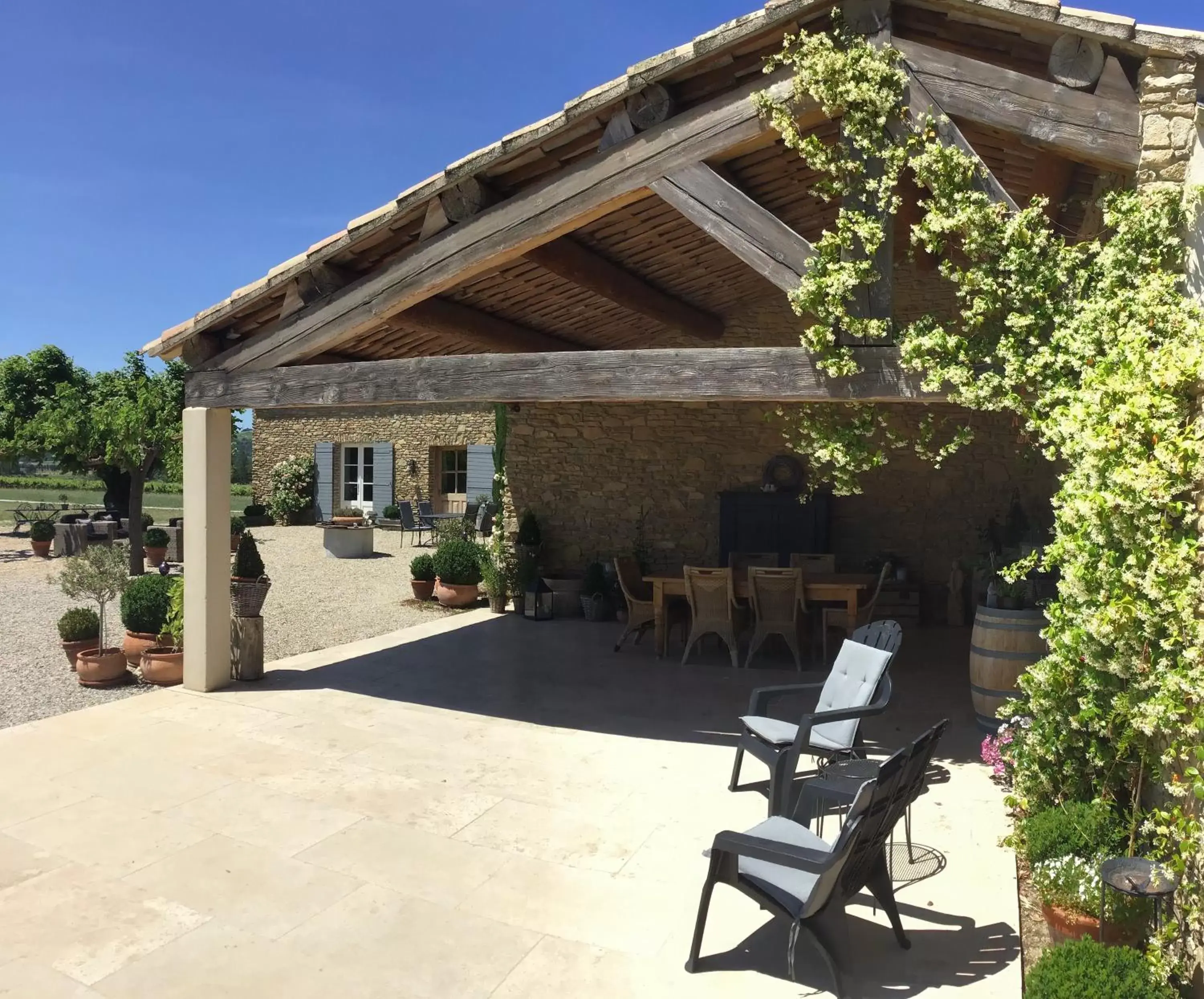 Balcony/Terrace, Property Building in Mas du Vieux Tilleul