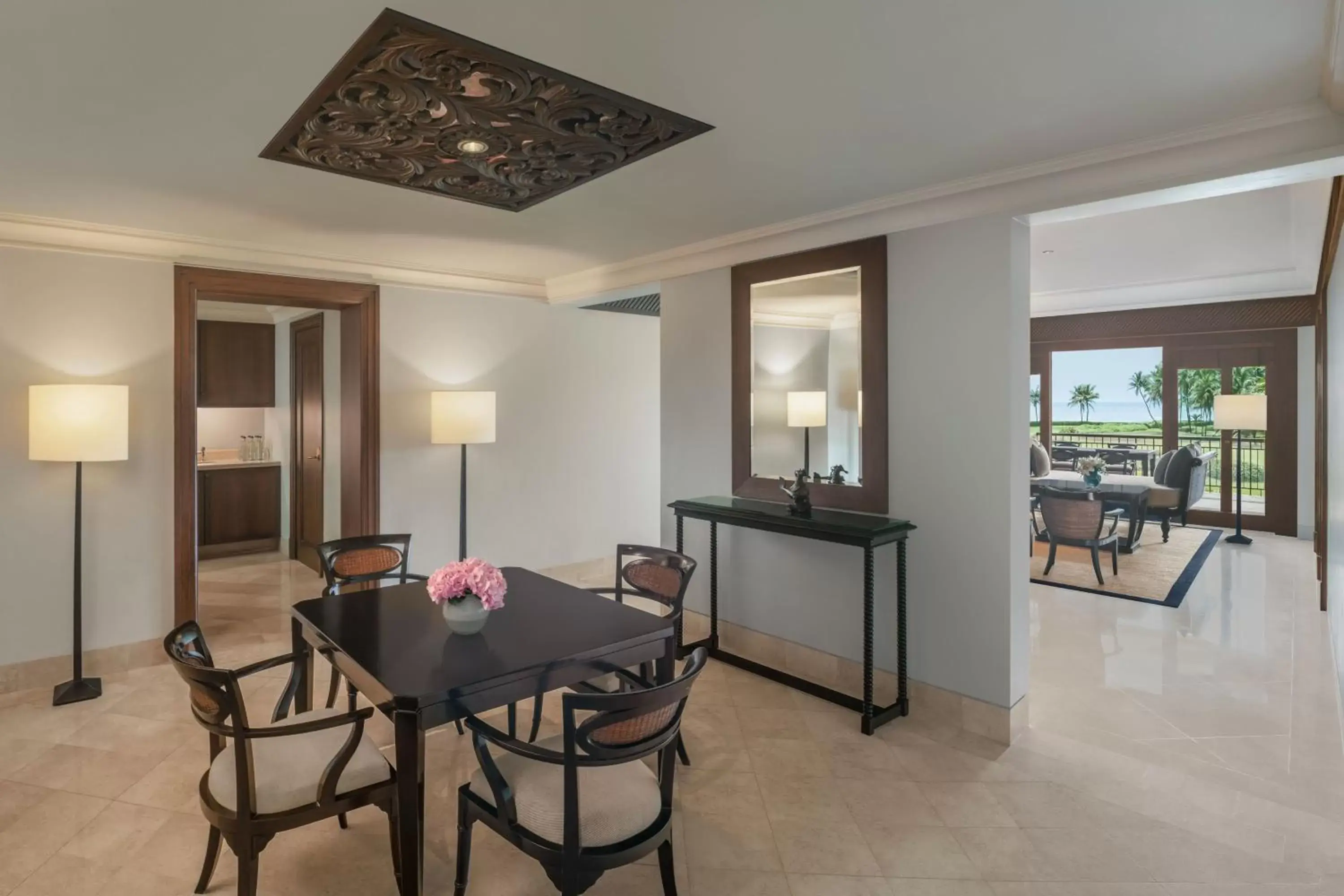 Photo of the whole room, Dining Area in The St Regis Goa Resort