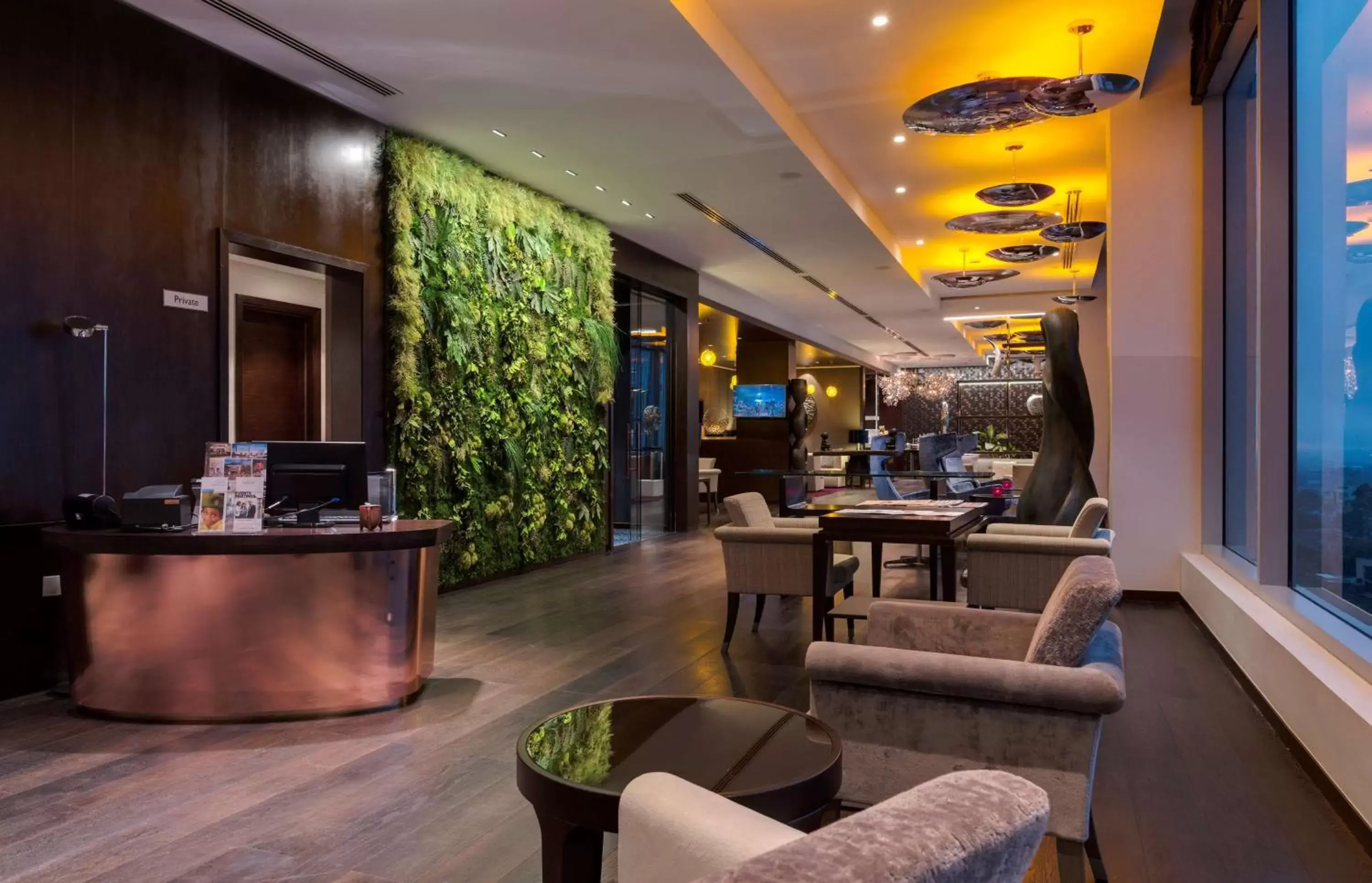 Lounge or bar, Lobby/Reception in Radisson Blu Hotel, Nairobi Upper Hill