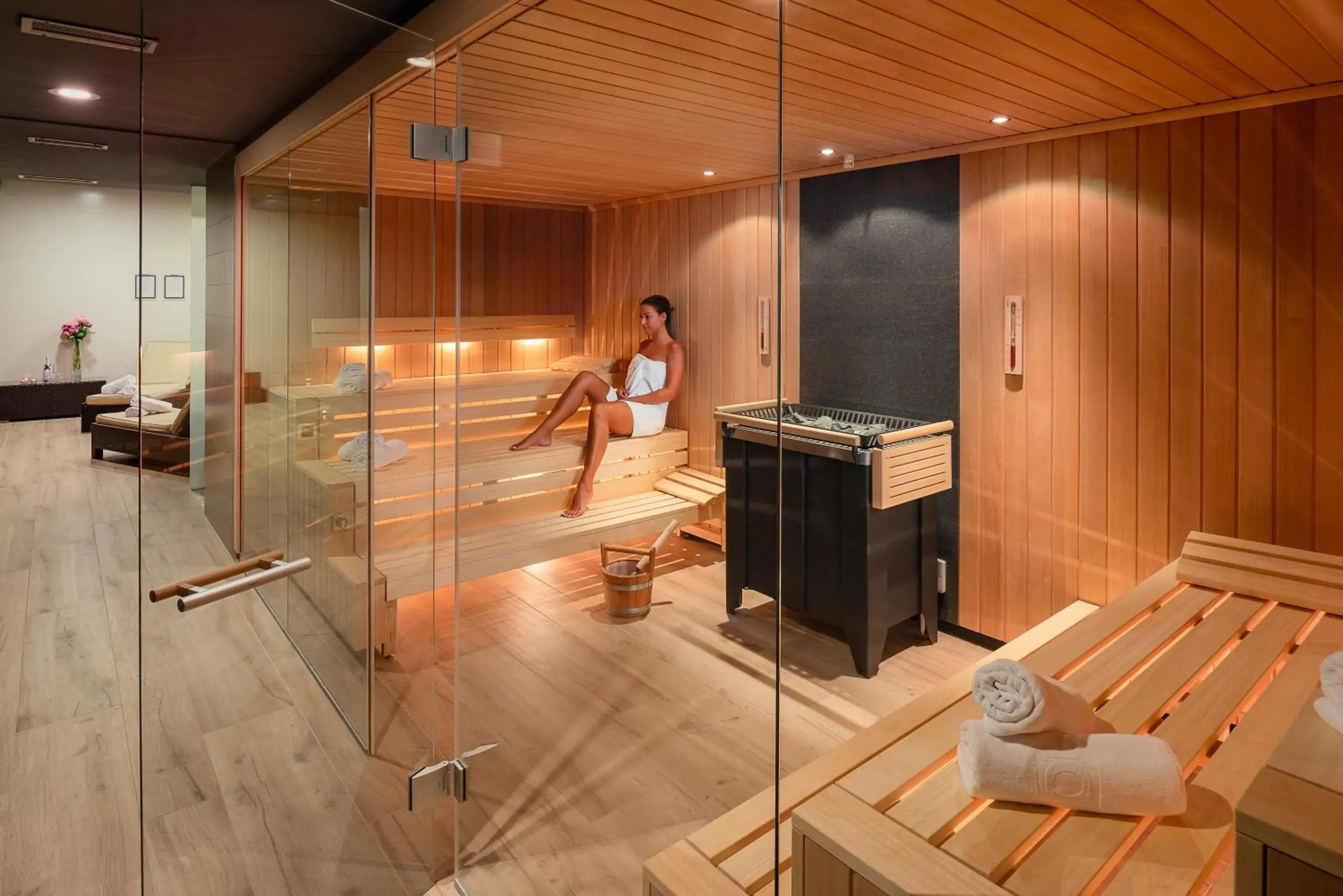 Sauna in Hotel Olympia