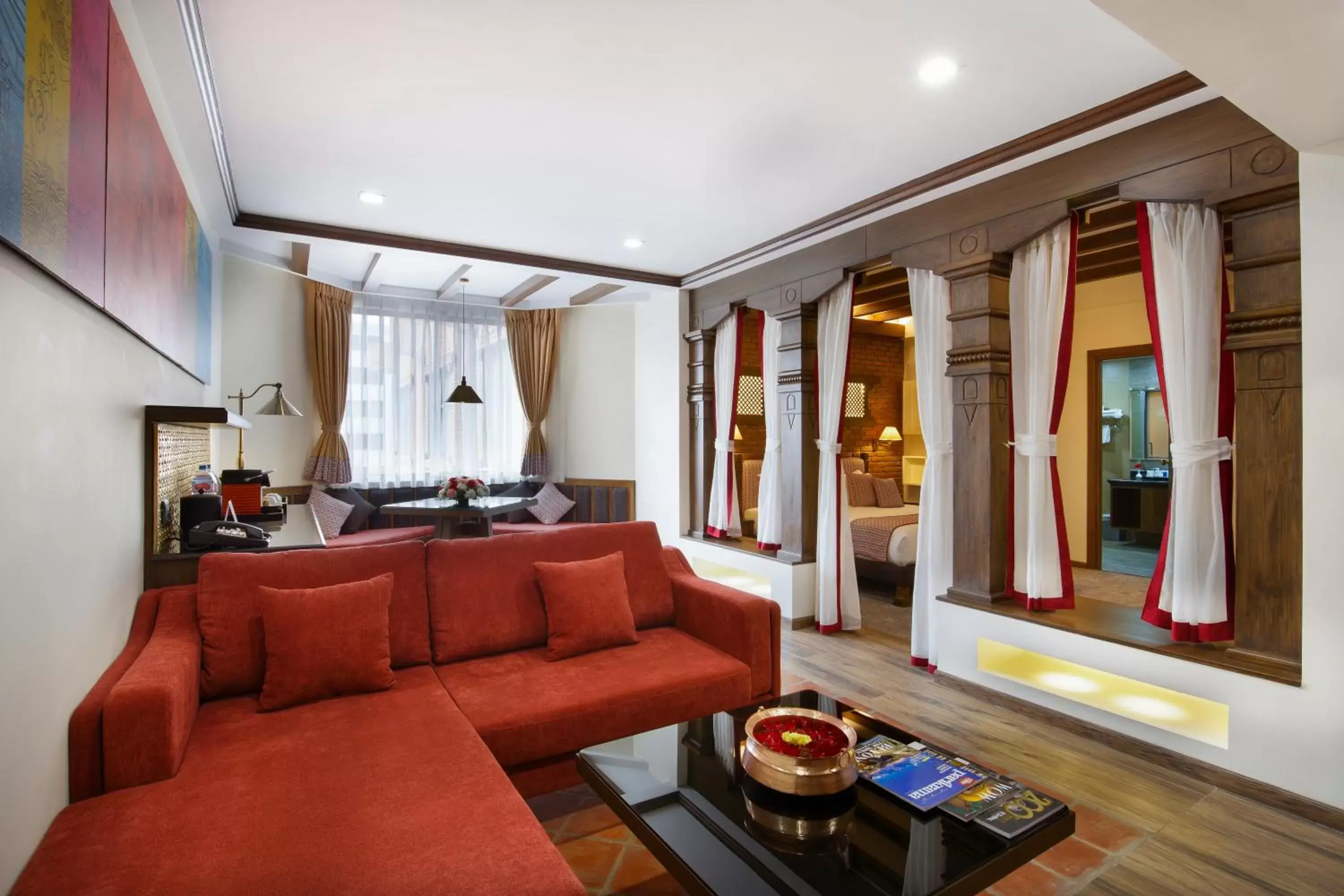 TV and multimedia, Seating Area in Royal Singi Hotel