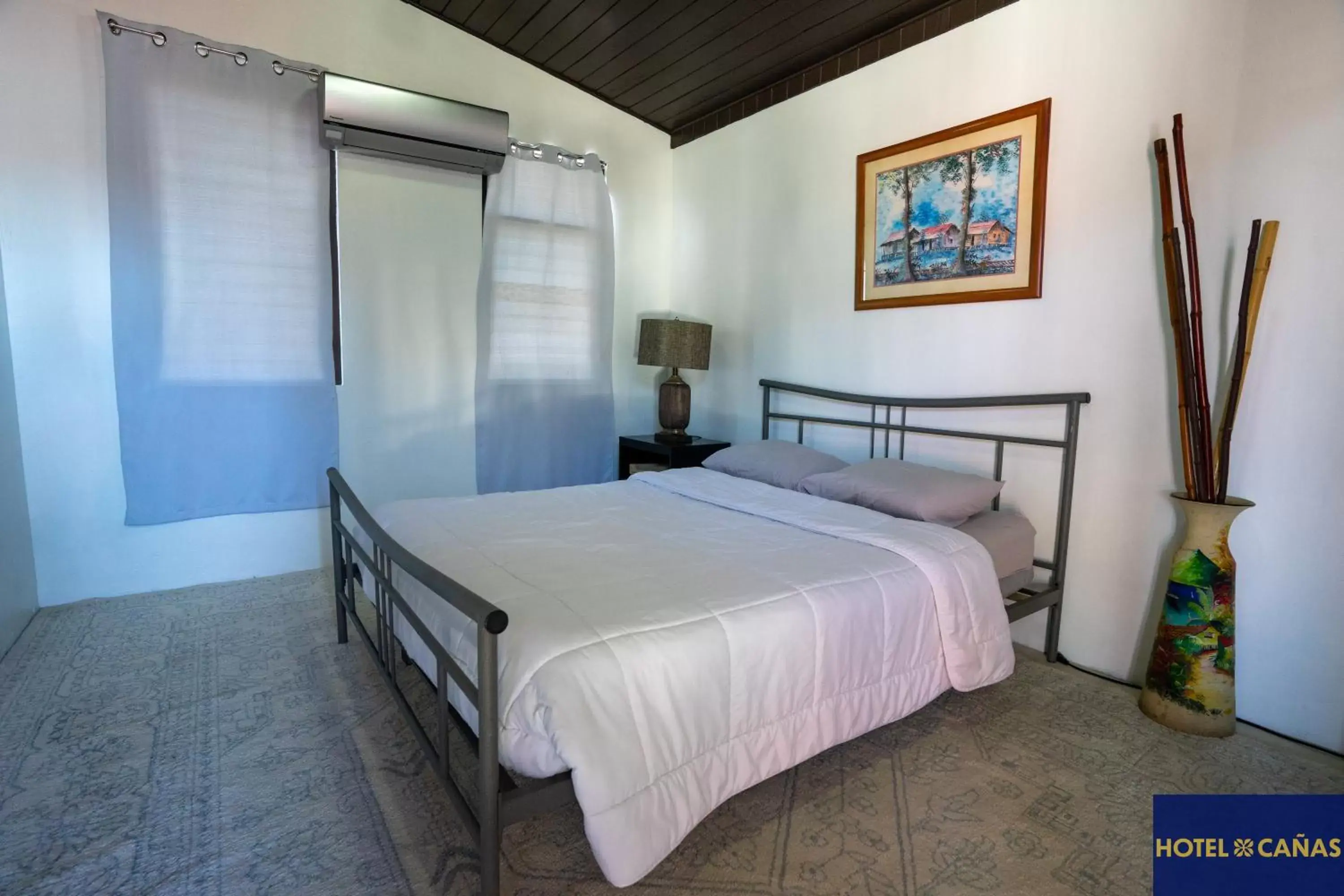 Bed in Hotel Cañas