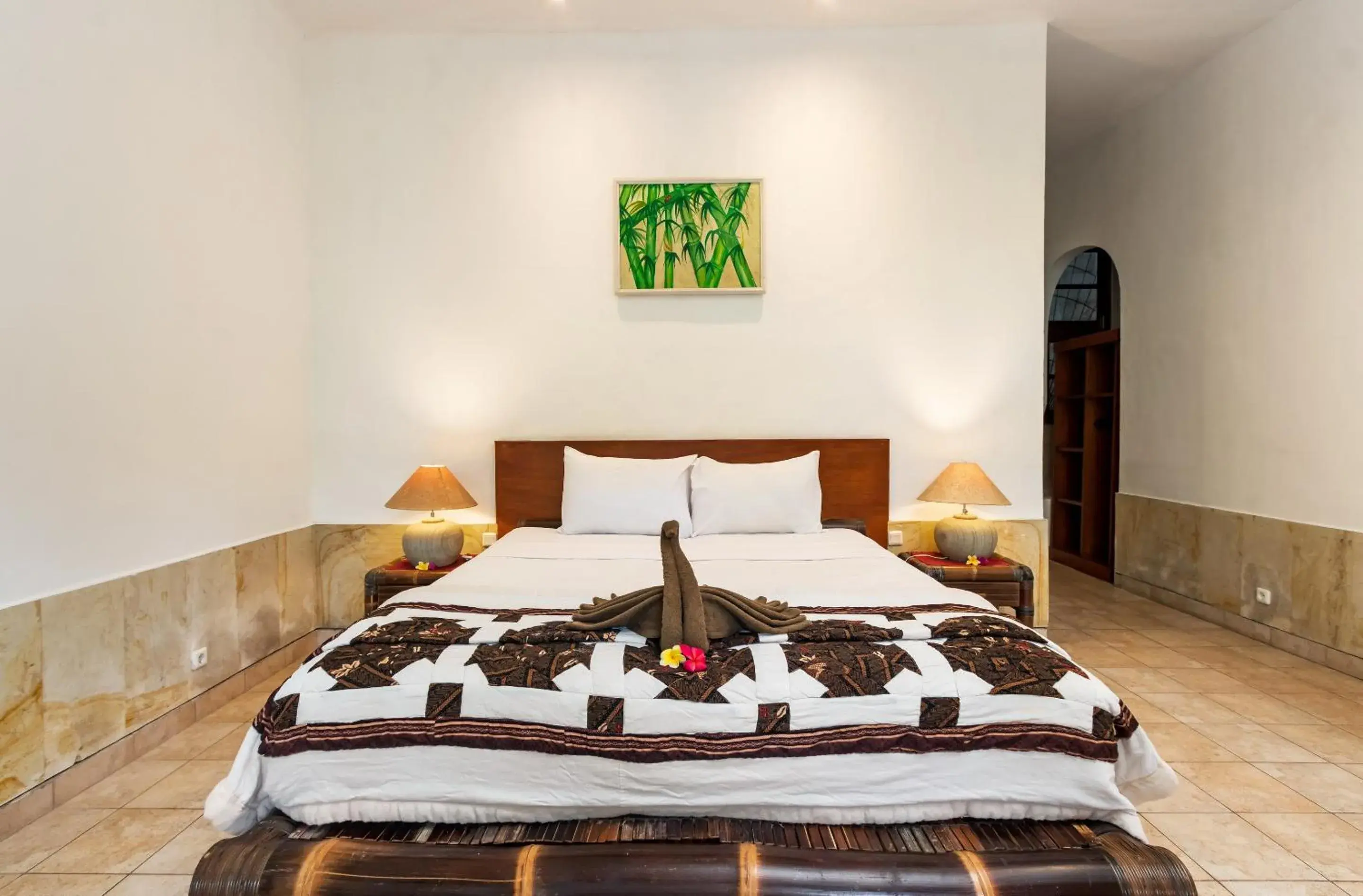 Bed in Padma Ubud Retreat