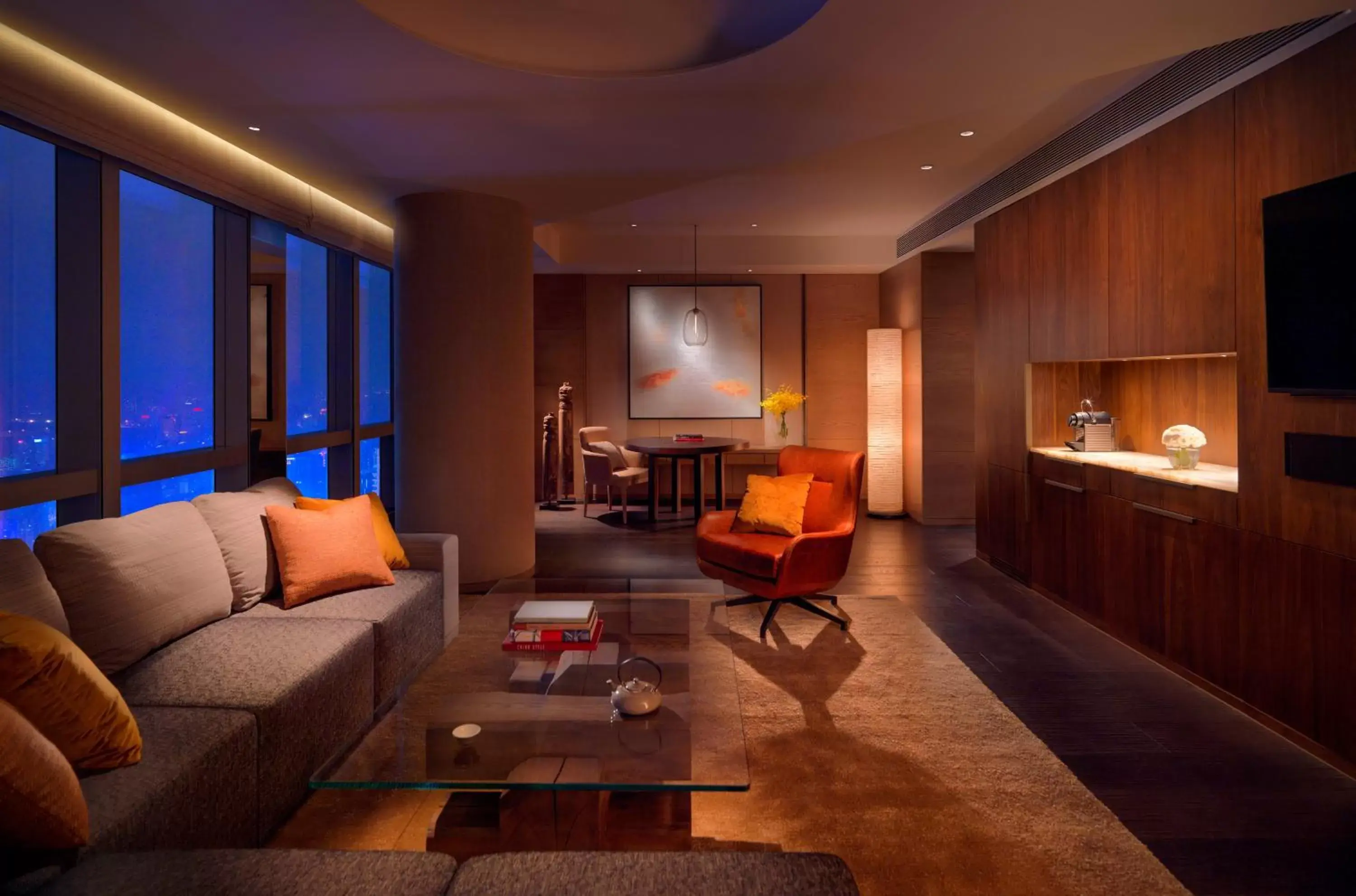 Living room, Seating Area in Park Hyatt Guangzhou - Free Shuttle Bus To Canton Fair Complex During Canton Fair Period