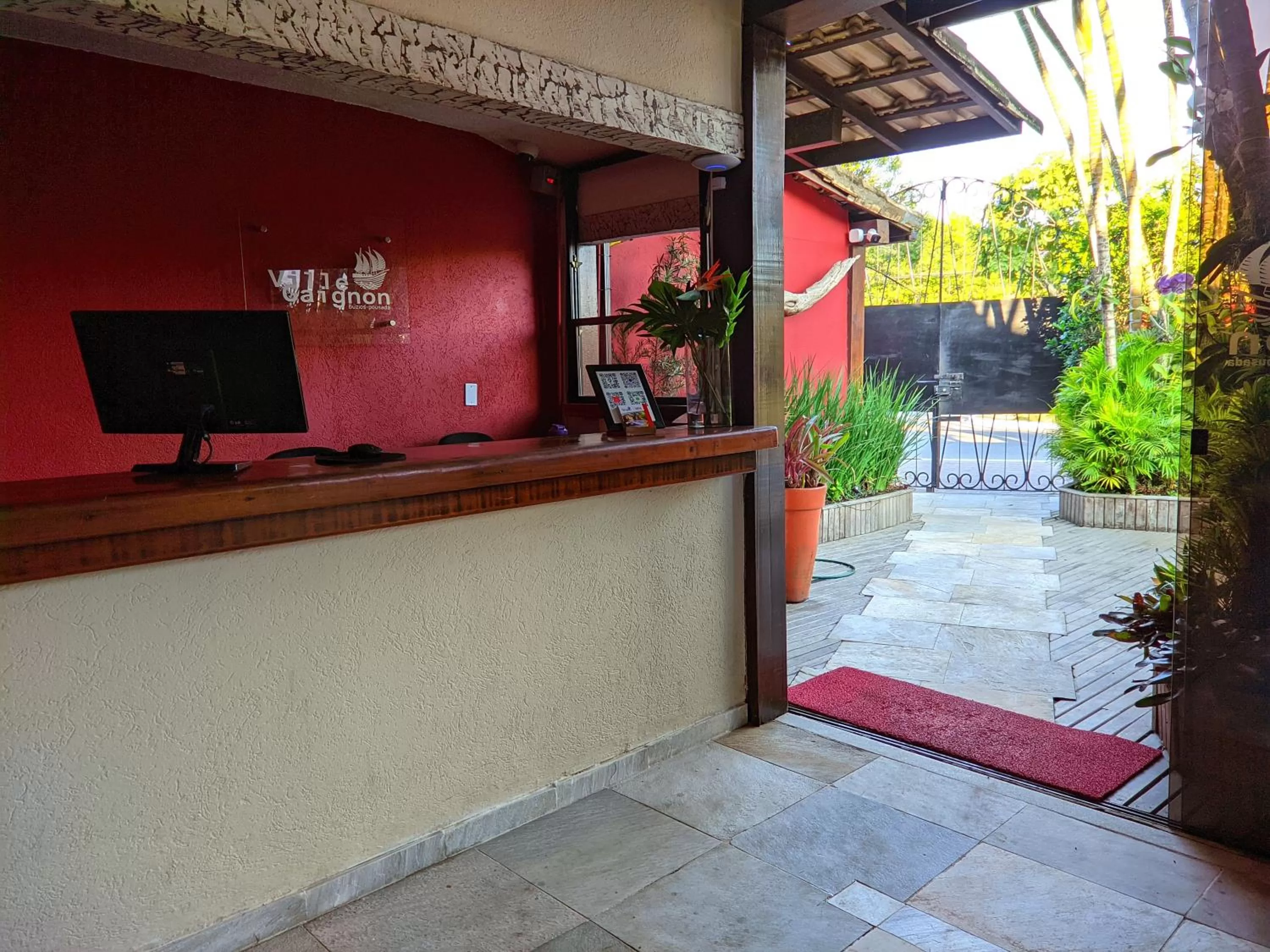 Lobby or reception in Pousada Villegaignon