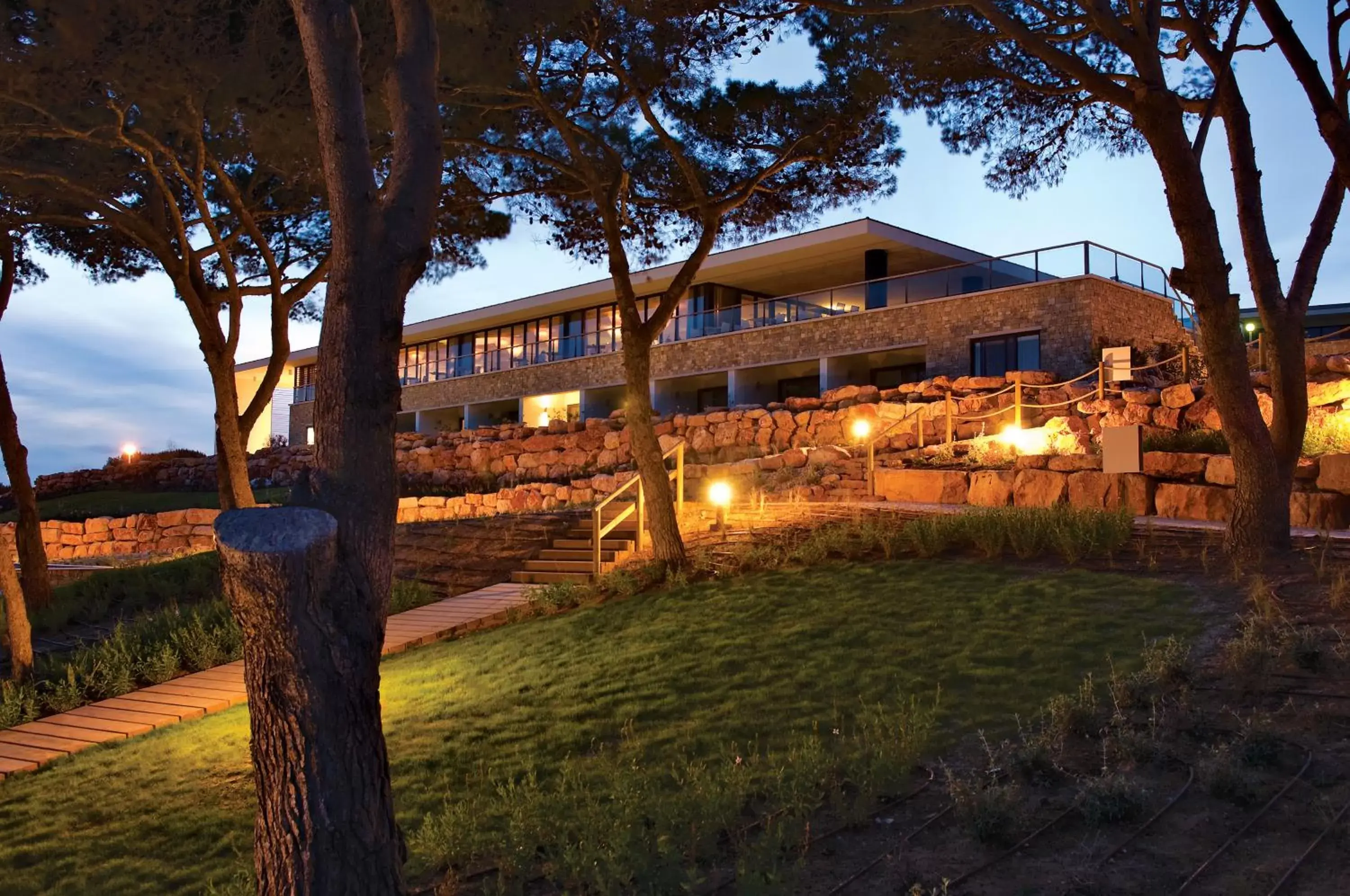 Garden view in Martinhal Sagres Beach Family Resort Hotel Garden view in Martinhal Sagres Beach Family Resort Hotel