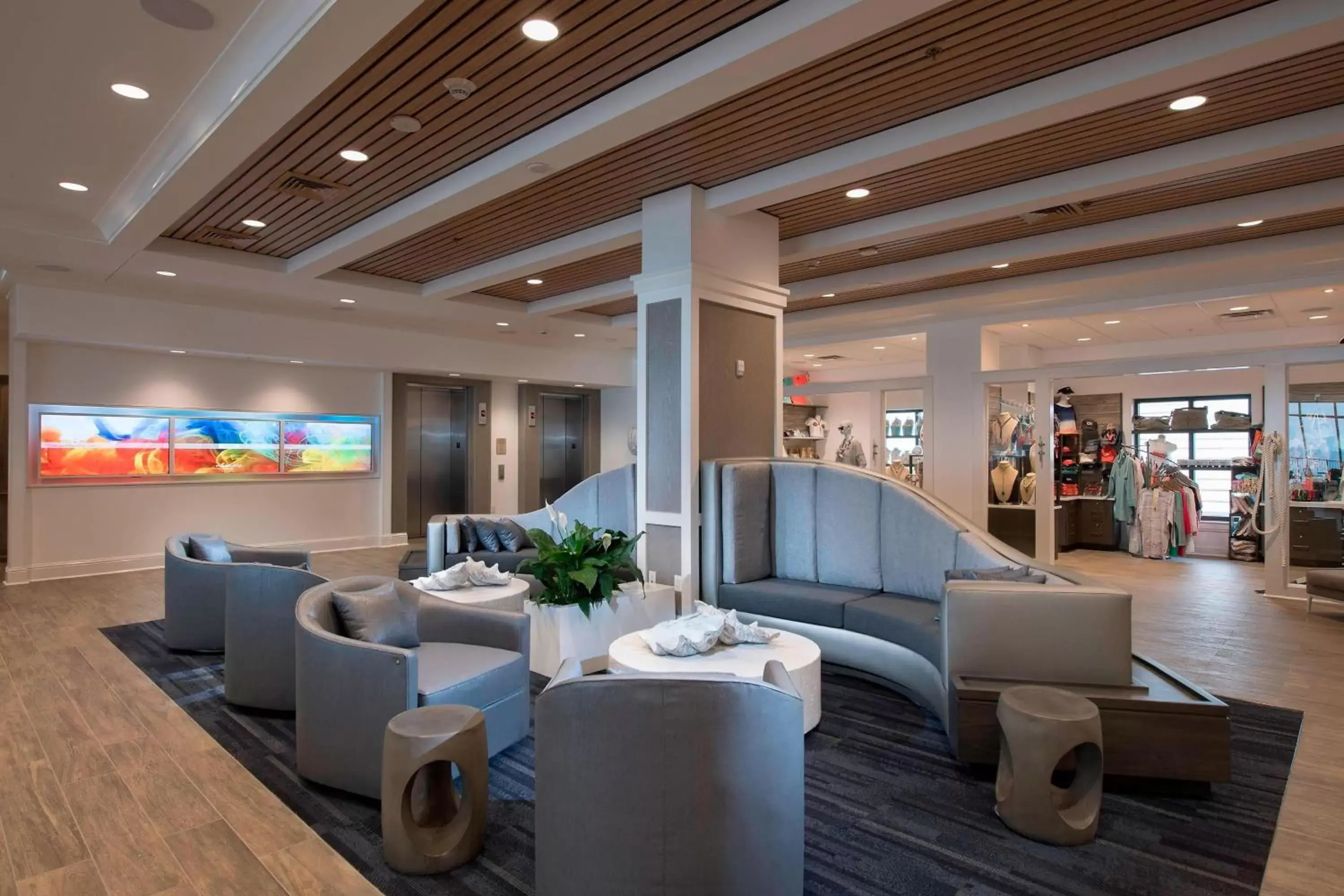 Lobby or reception, Restaurant/Places to Eat in SpringHill Suites by Marriott Navarre Beach