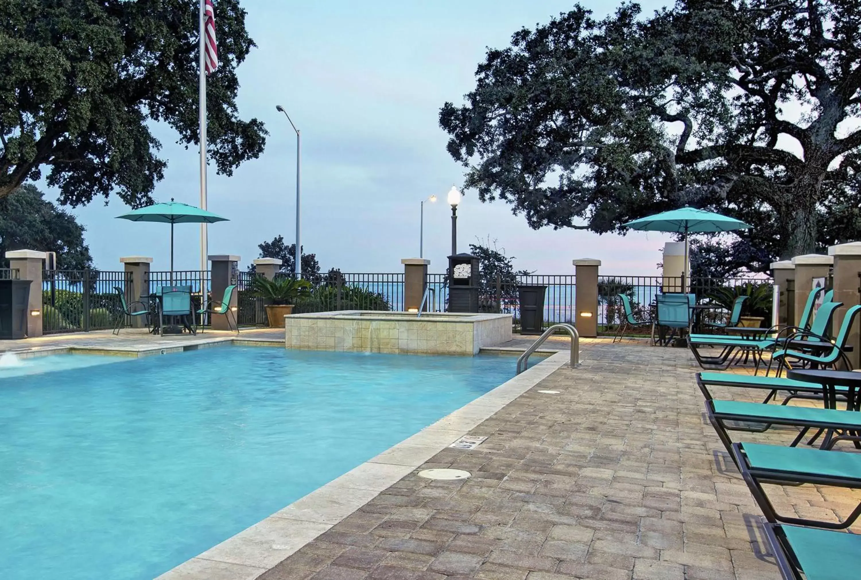 Pool view, Swimming Pool in Hampton Inn Biloxi Beach Boulevard