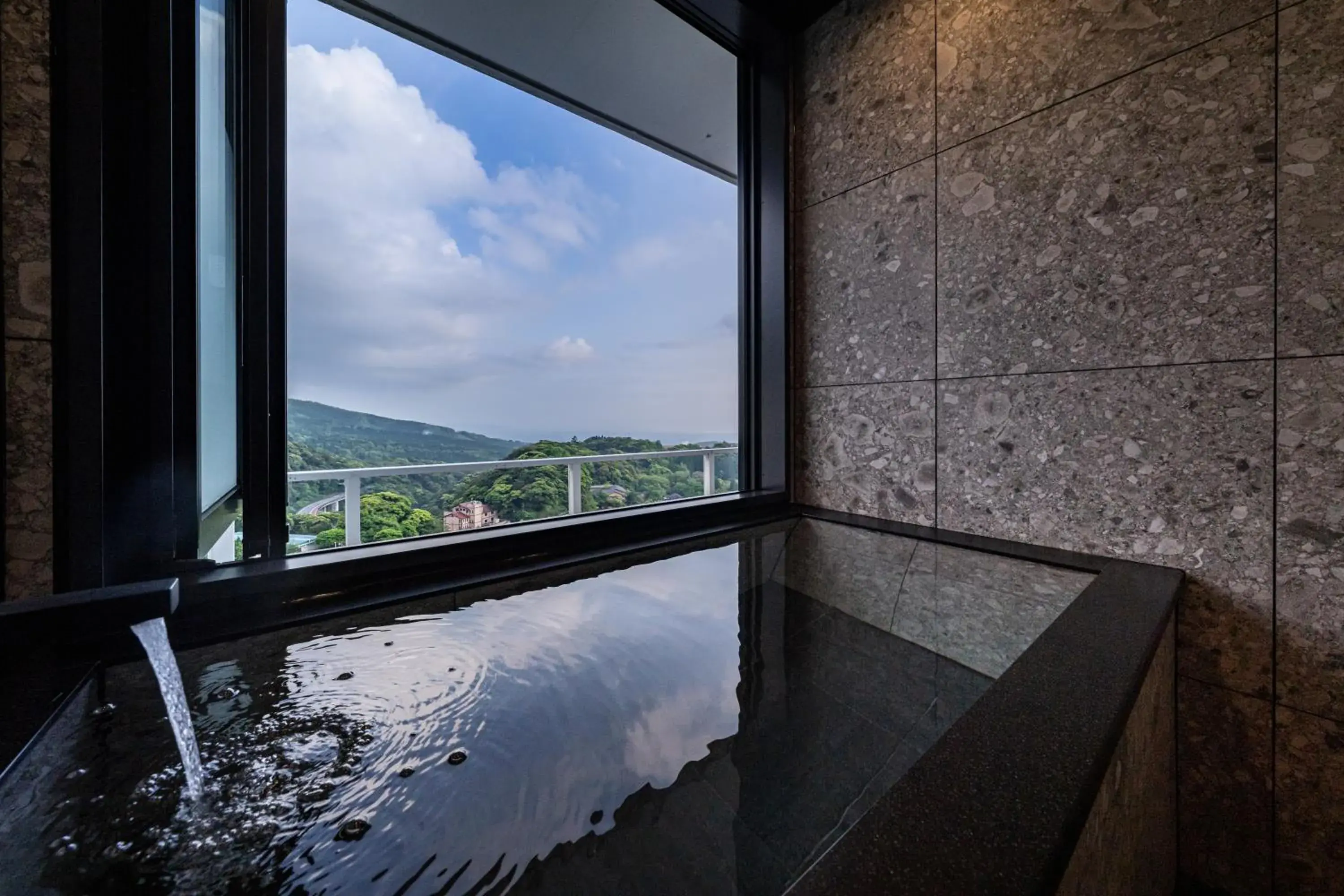 Open Air Bath, Mountain View in Kirishima Kokusai Hotel