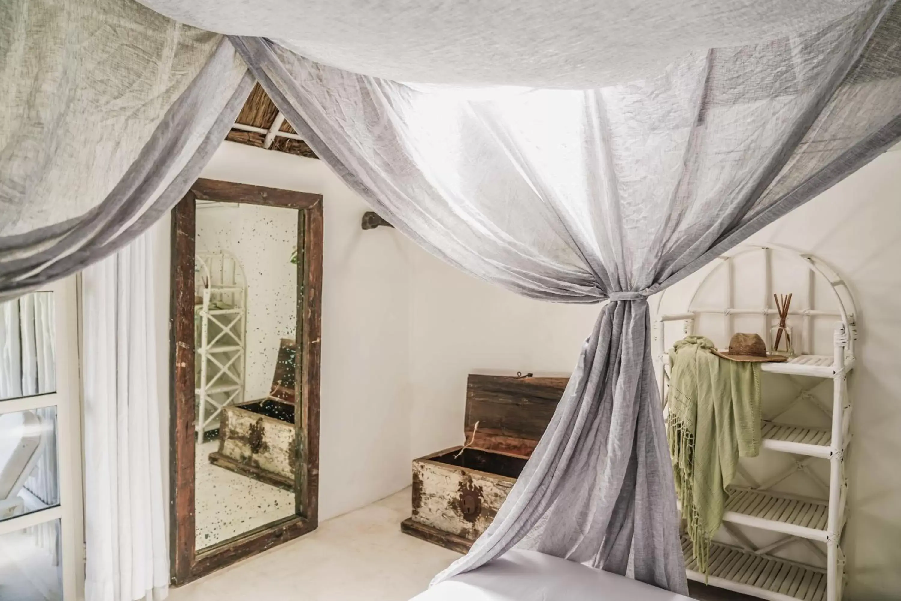 Bedroom, Seating Area in Coco Tulum Beach Club Hotel