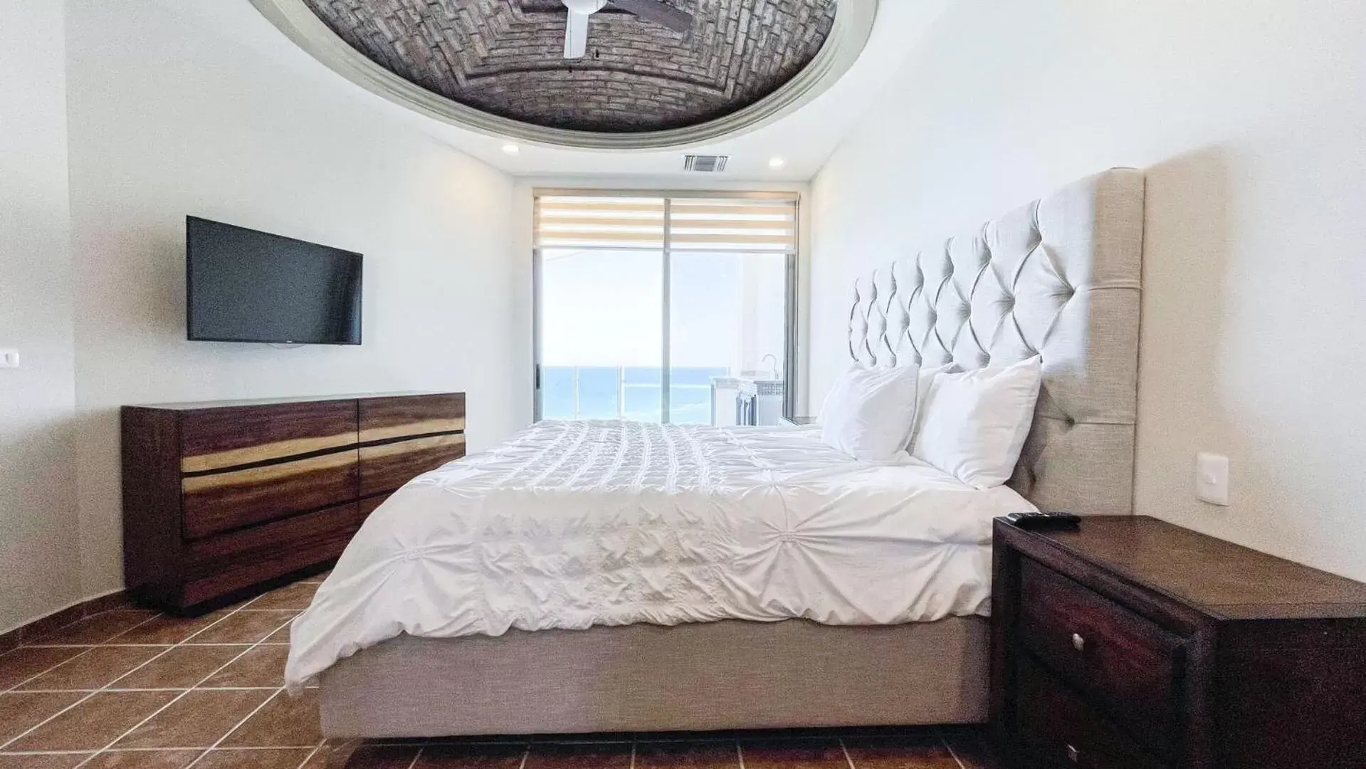 Bed in Esmeralda Beach Resort