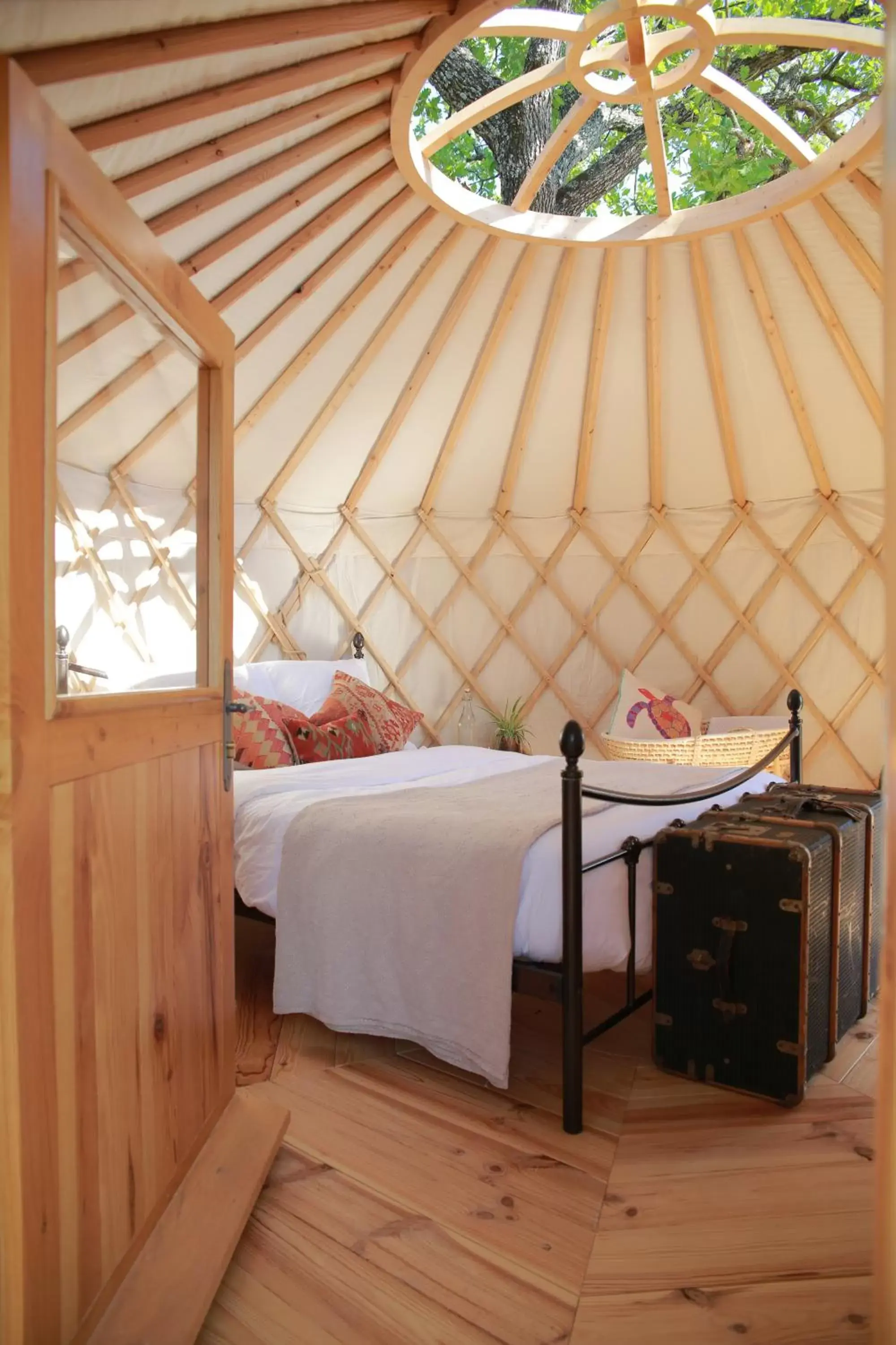 Bedroom, Bed in Les Yourtes de Provence