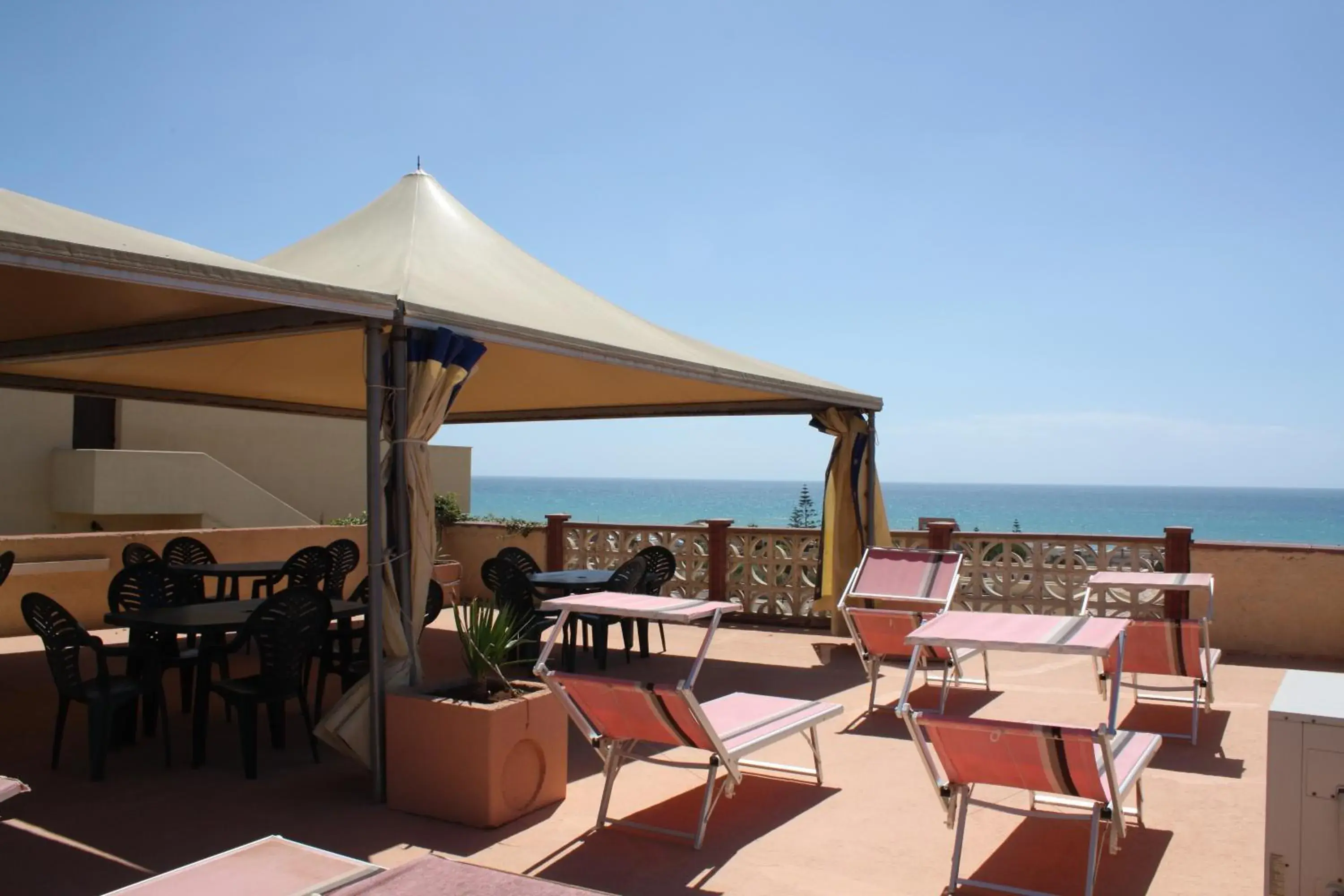 Balcony/Terrace in Triscinamare Hotel Residence