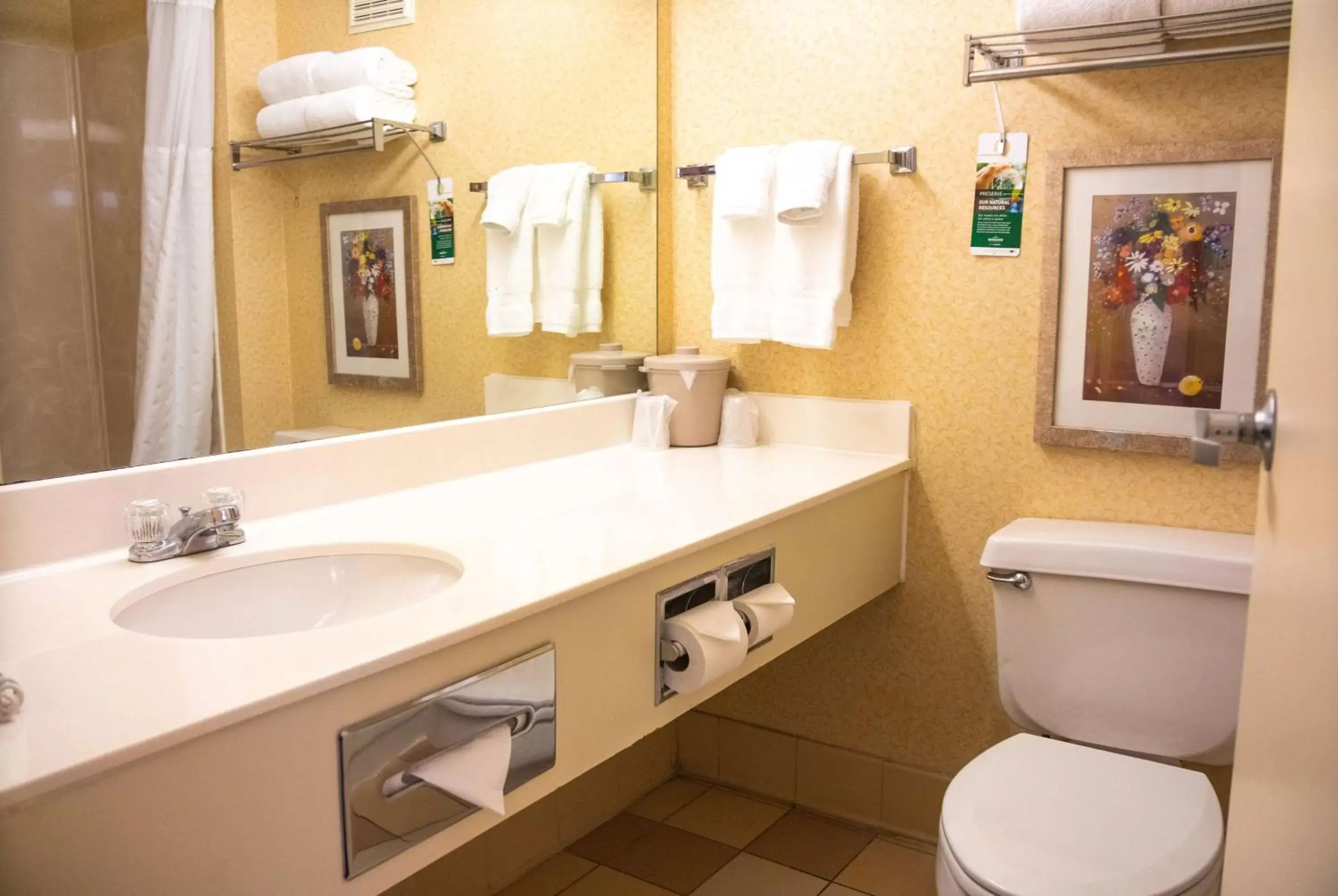 TV and multimedia, Bathroom in Wingate by Wyndham Sioux City