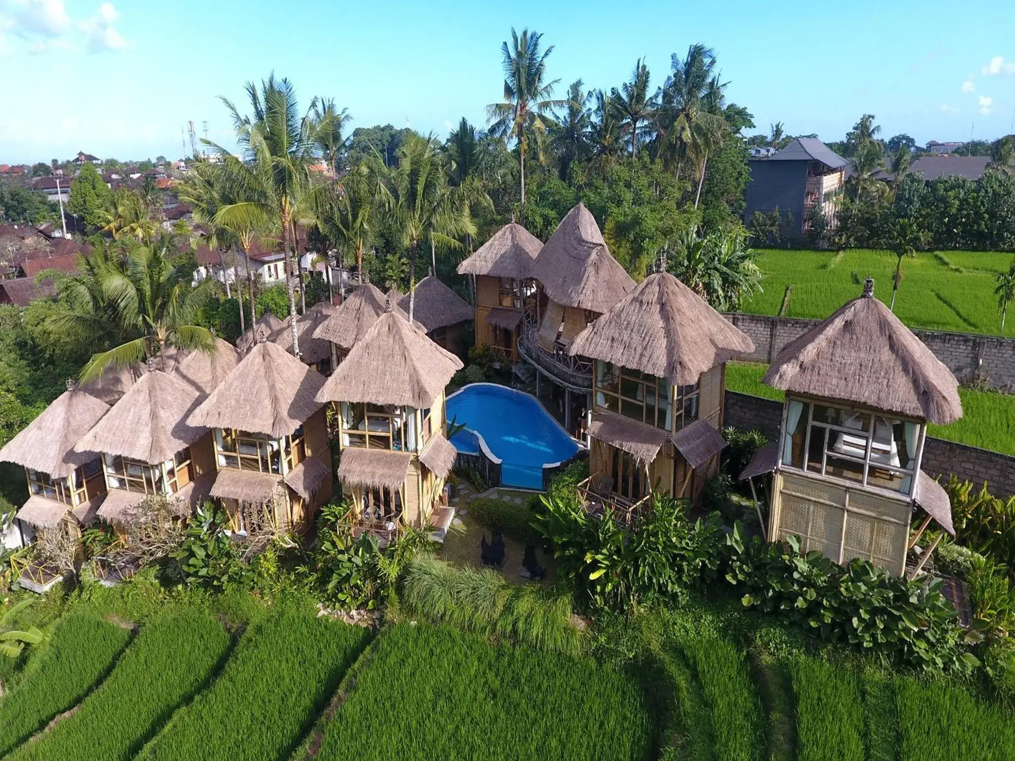 Property building, Bird's-eye View in Biyukukung Suite & Spa