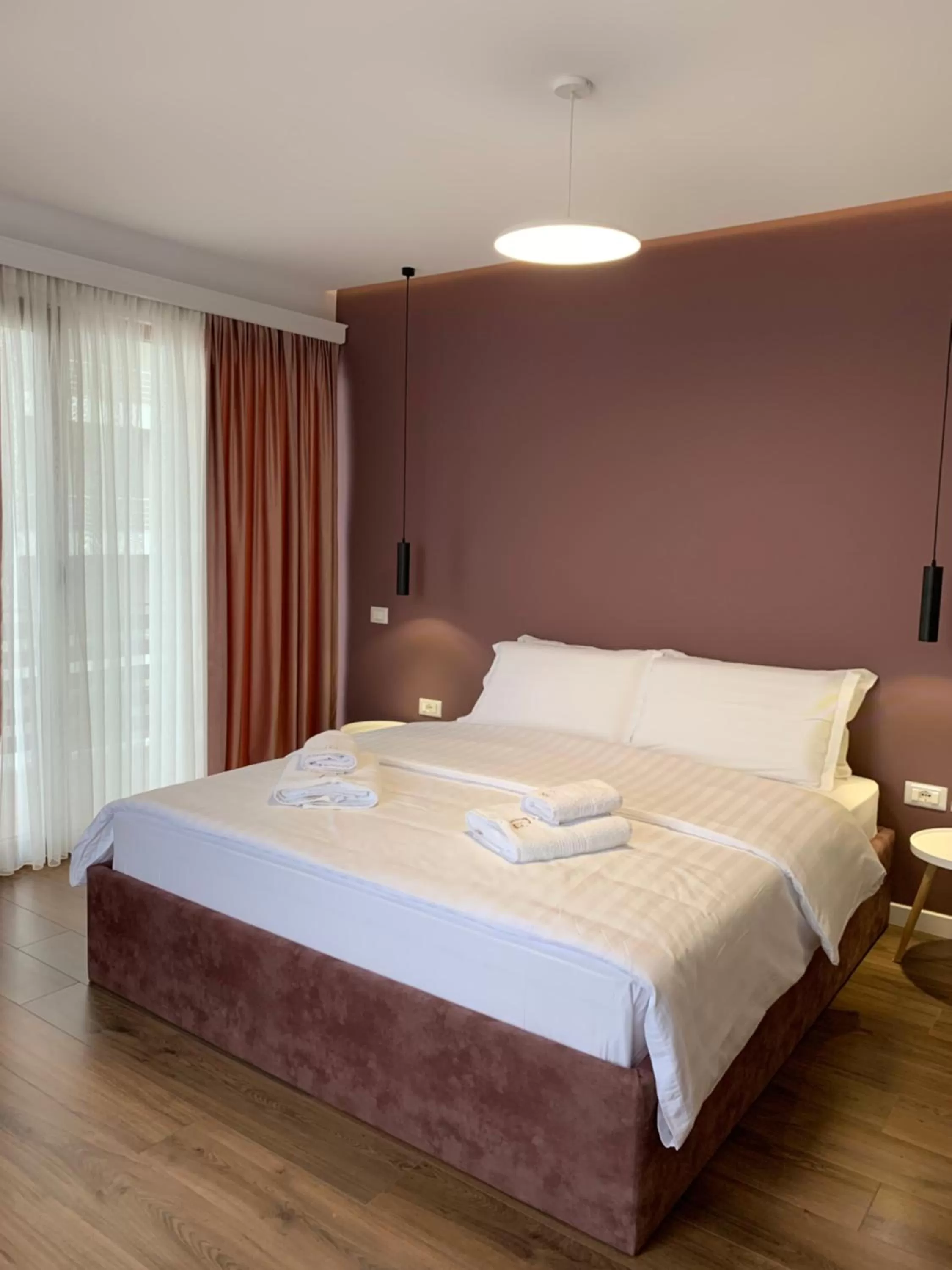Bed in Grand Hotel Pogradec