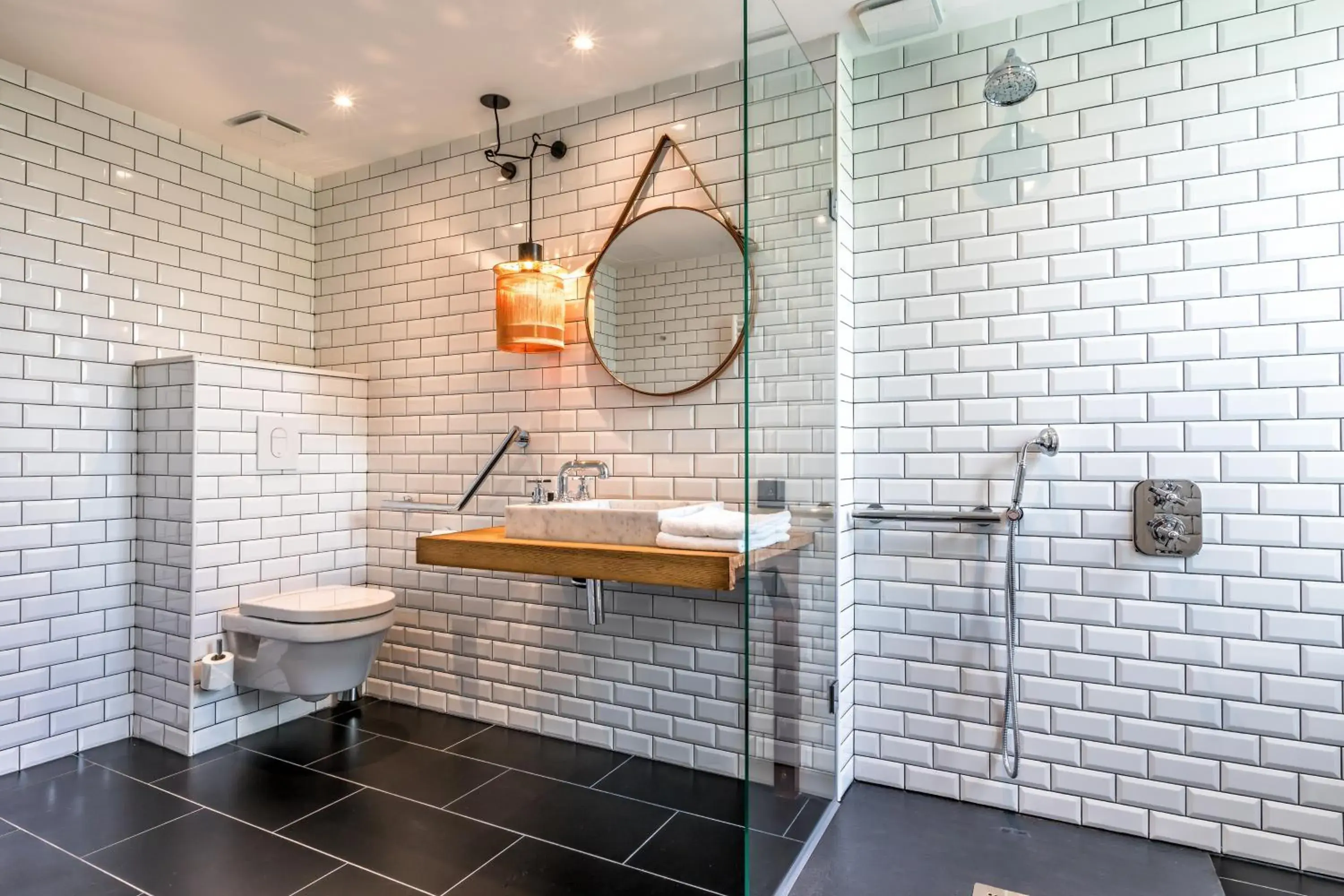 Bathroom in Hotel Restaurant Au Boeuf Couronné