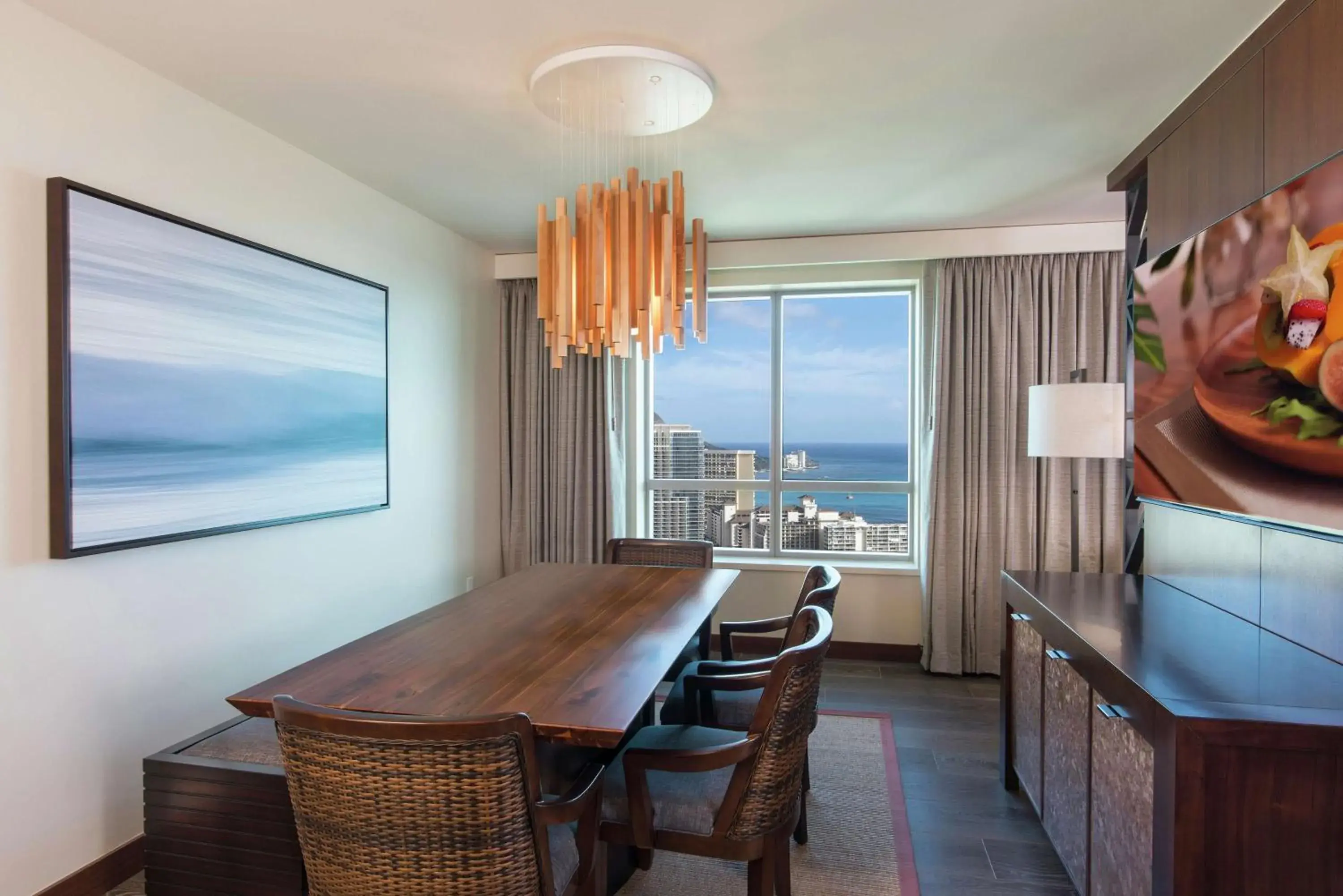 Photo of the whole room, Sea View in Hilton Grand Vacation Club The Grand Islander Waikiki Honolulu