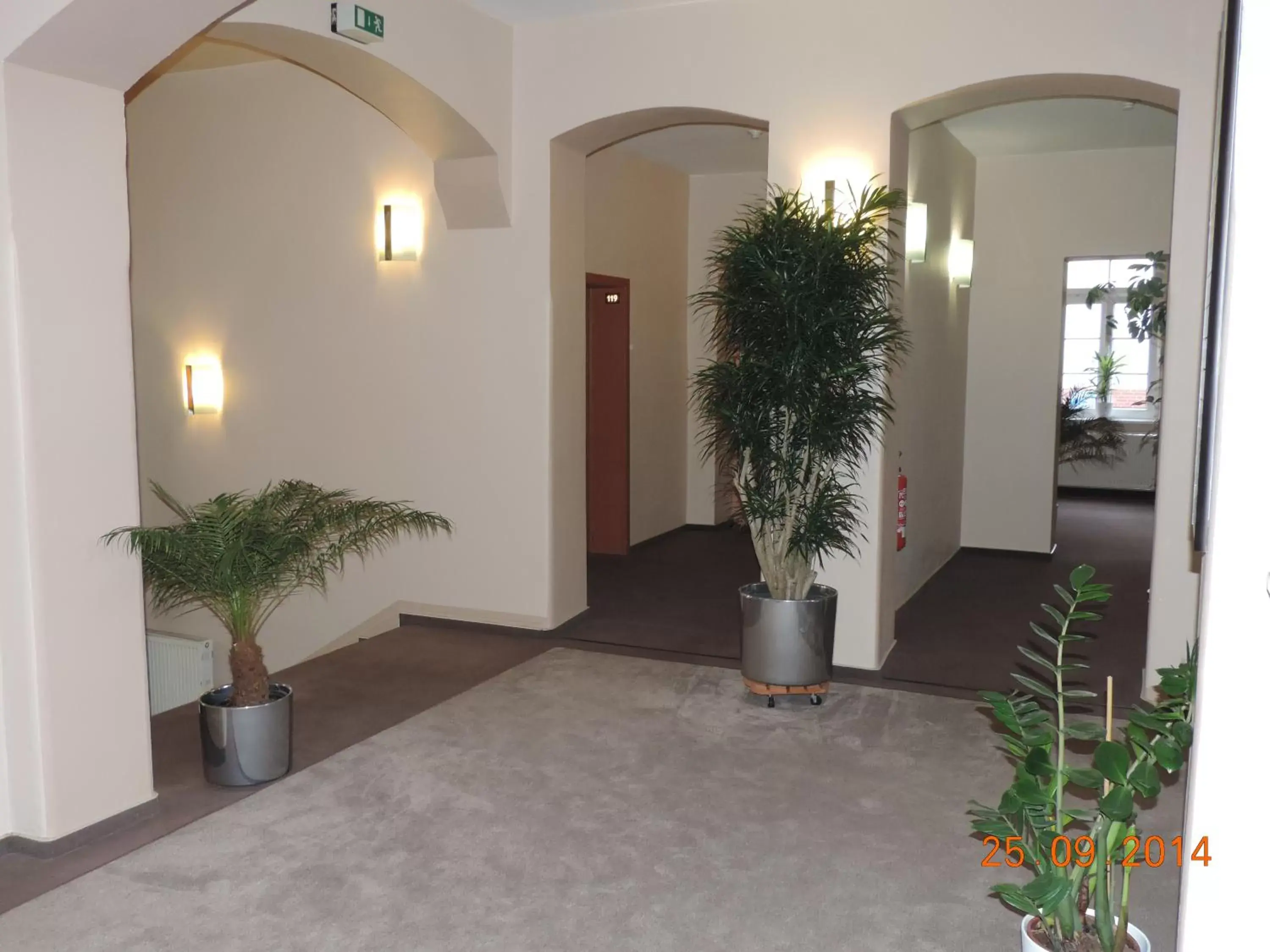 Lobby or reception in Hotel Carl von Clausewitz