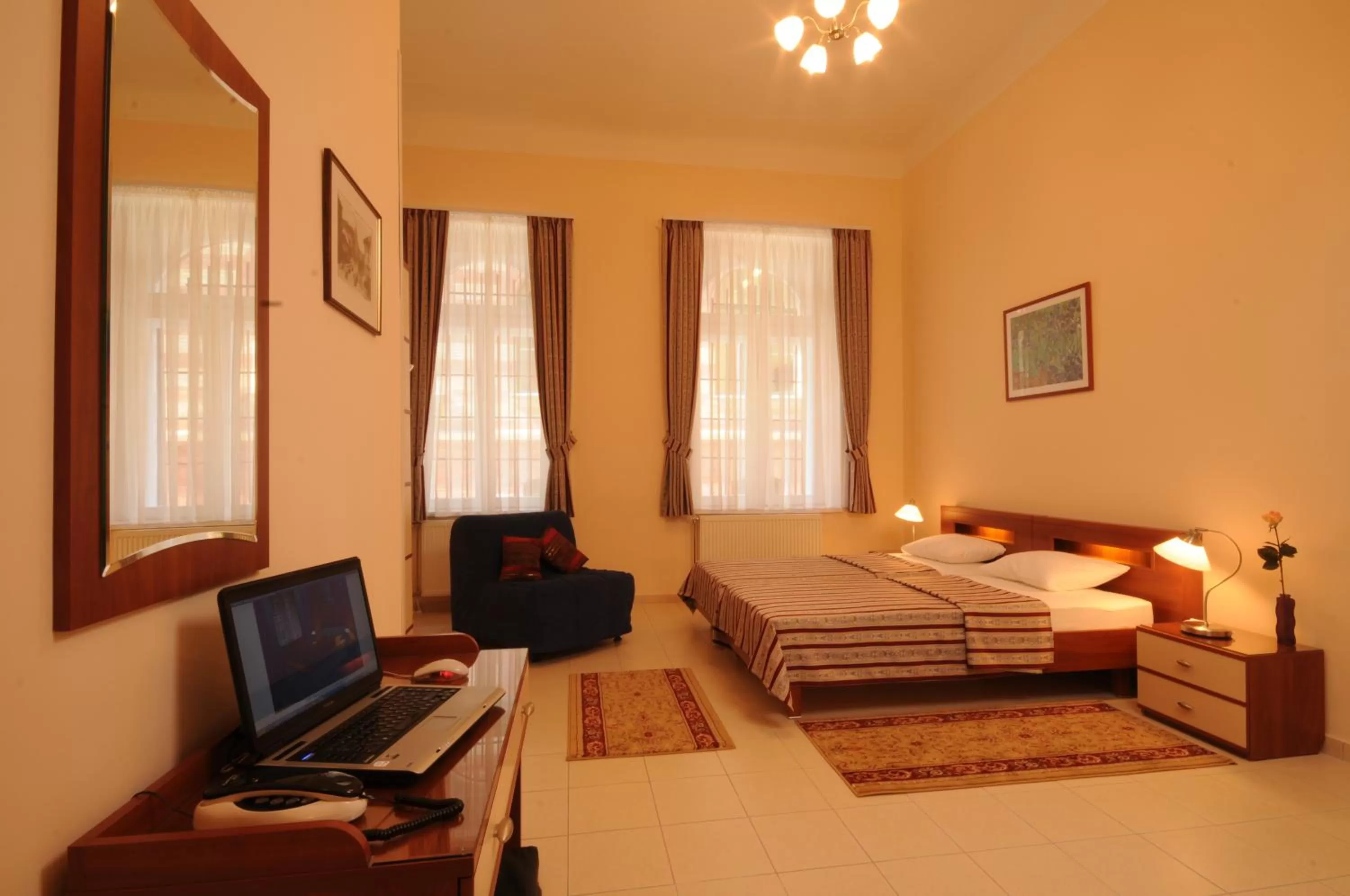 Bed in Budapest Museum Central