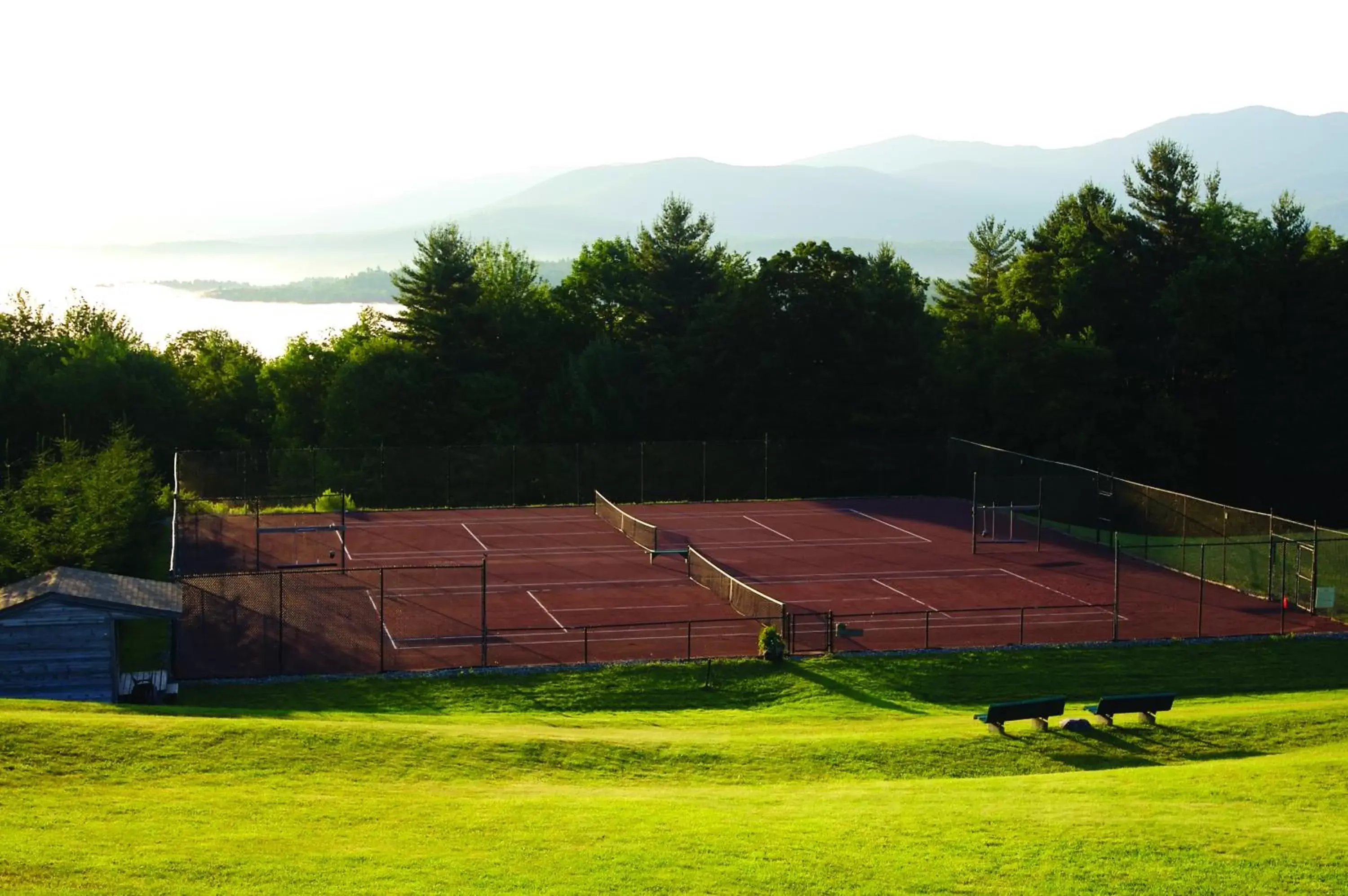Tennis court in Trapp Family Lodge