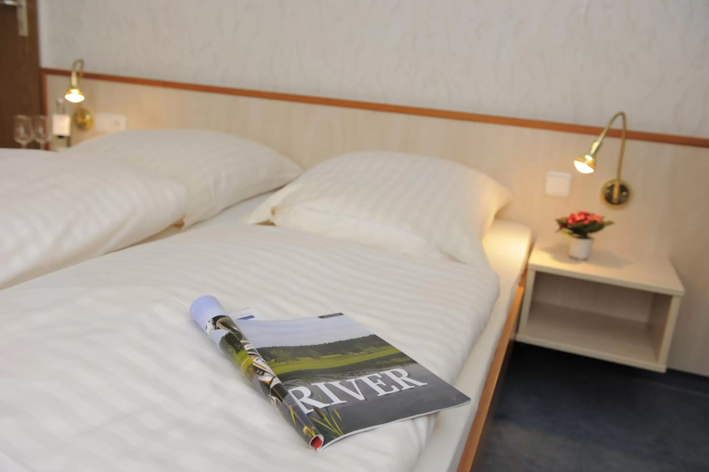 Bed in Hotel Heldt Bed in Hotel Heldt