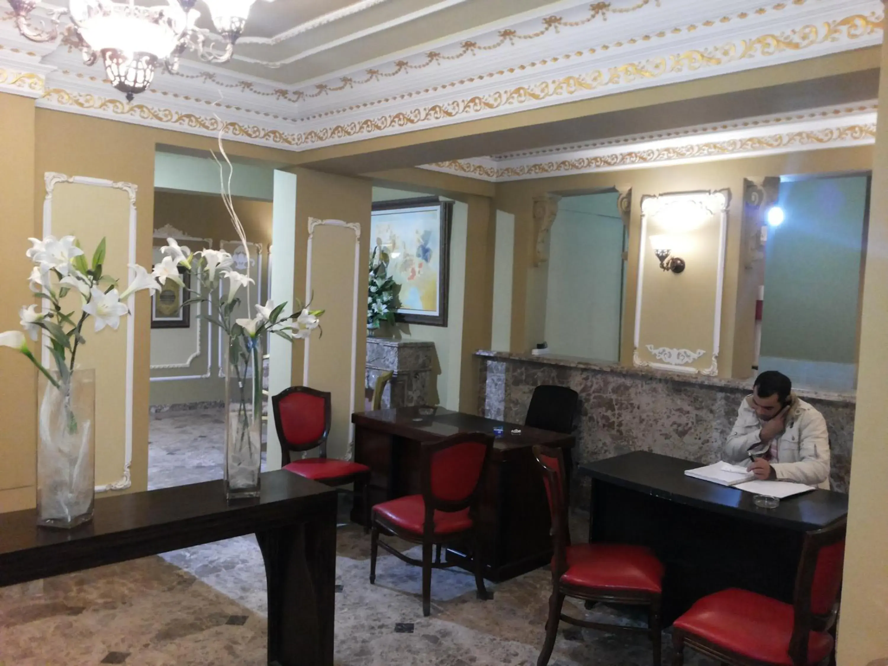 Lobby or reception in Kanzy Hotel Cairo