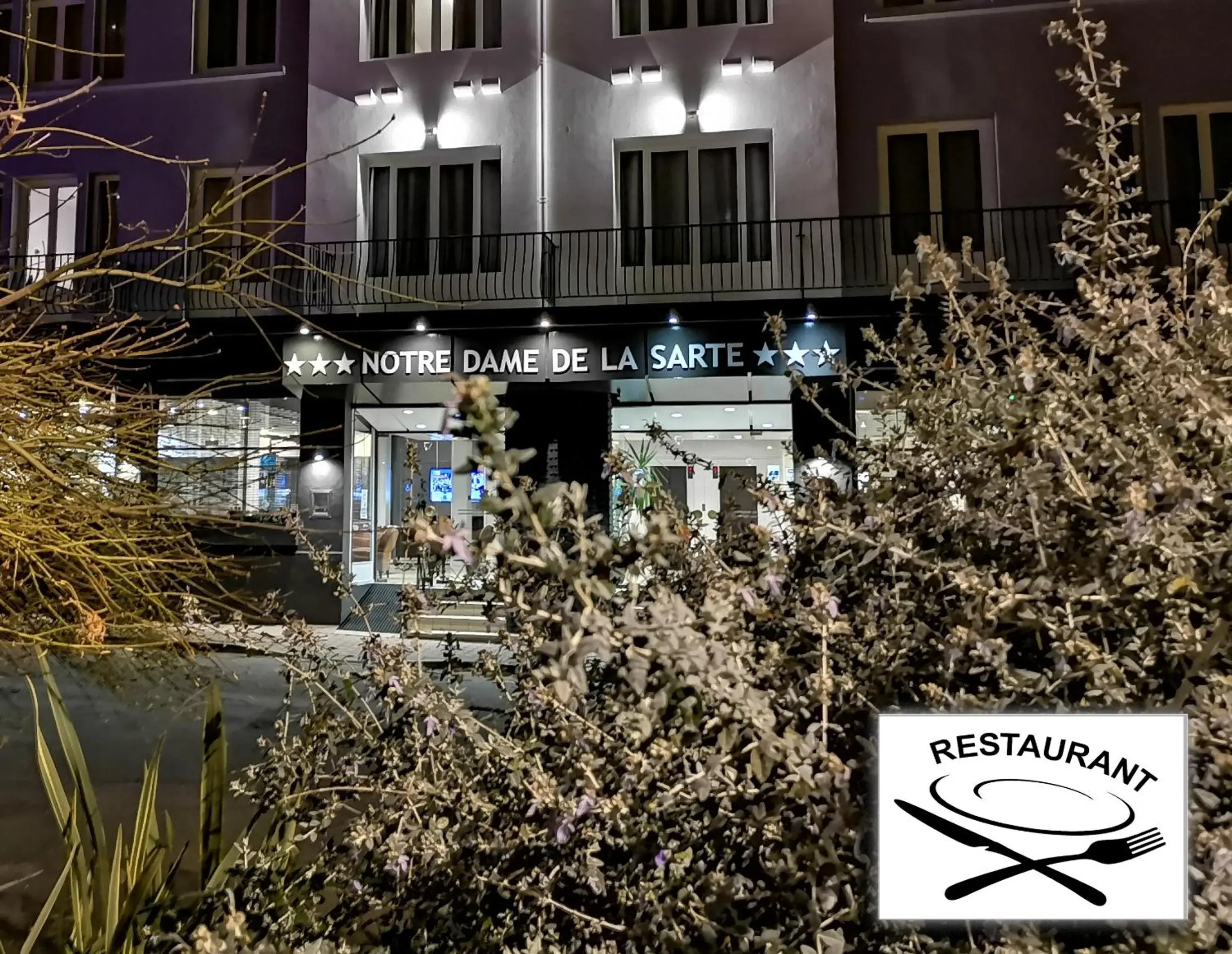 Facade/entrance in Hotel Notre Dame de la Sarte