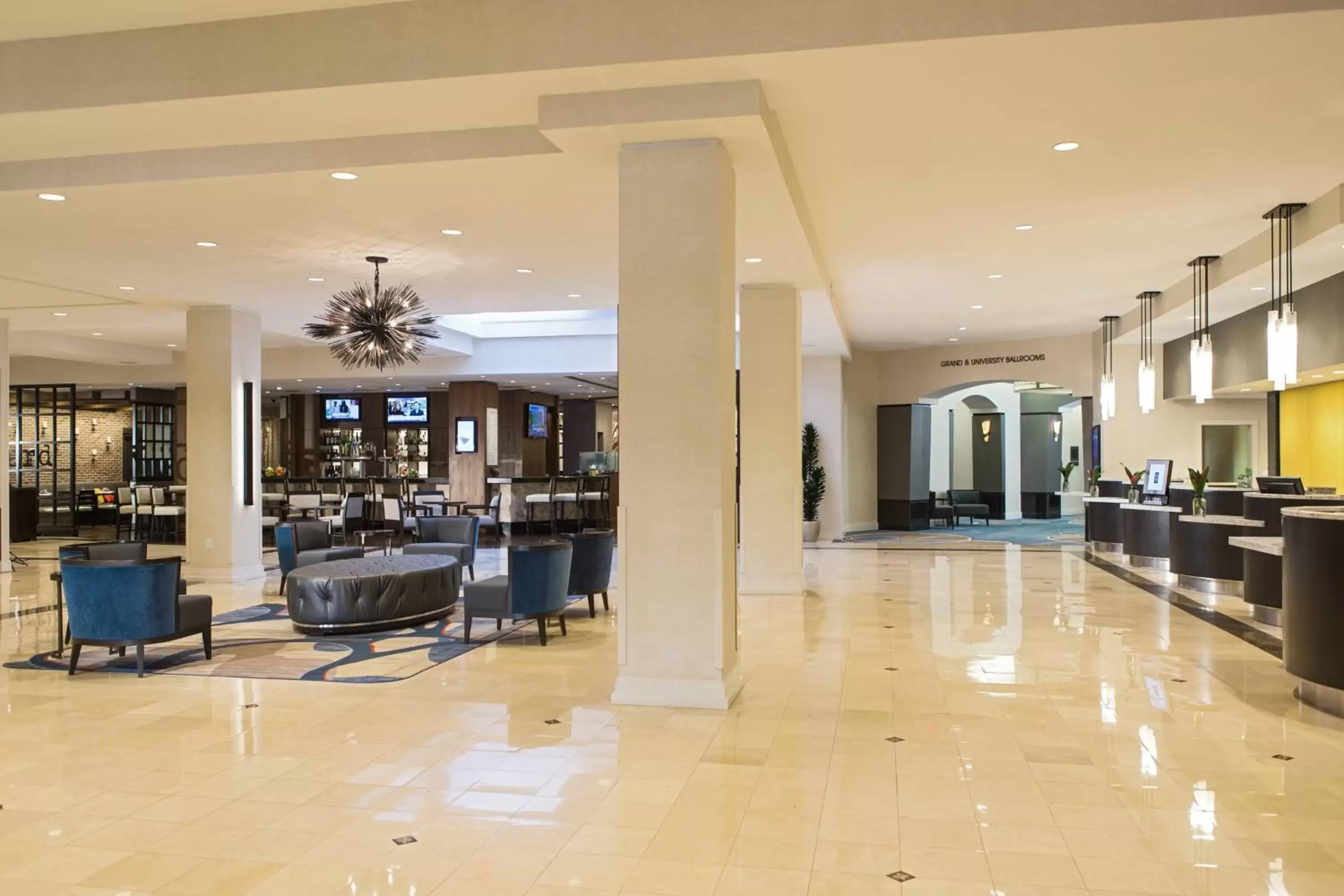 Photo of the whole room, Lobby/Reception in Baltimore Marriott Inner Harbor at Camden Yards