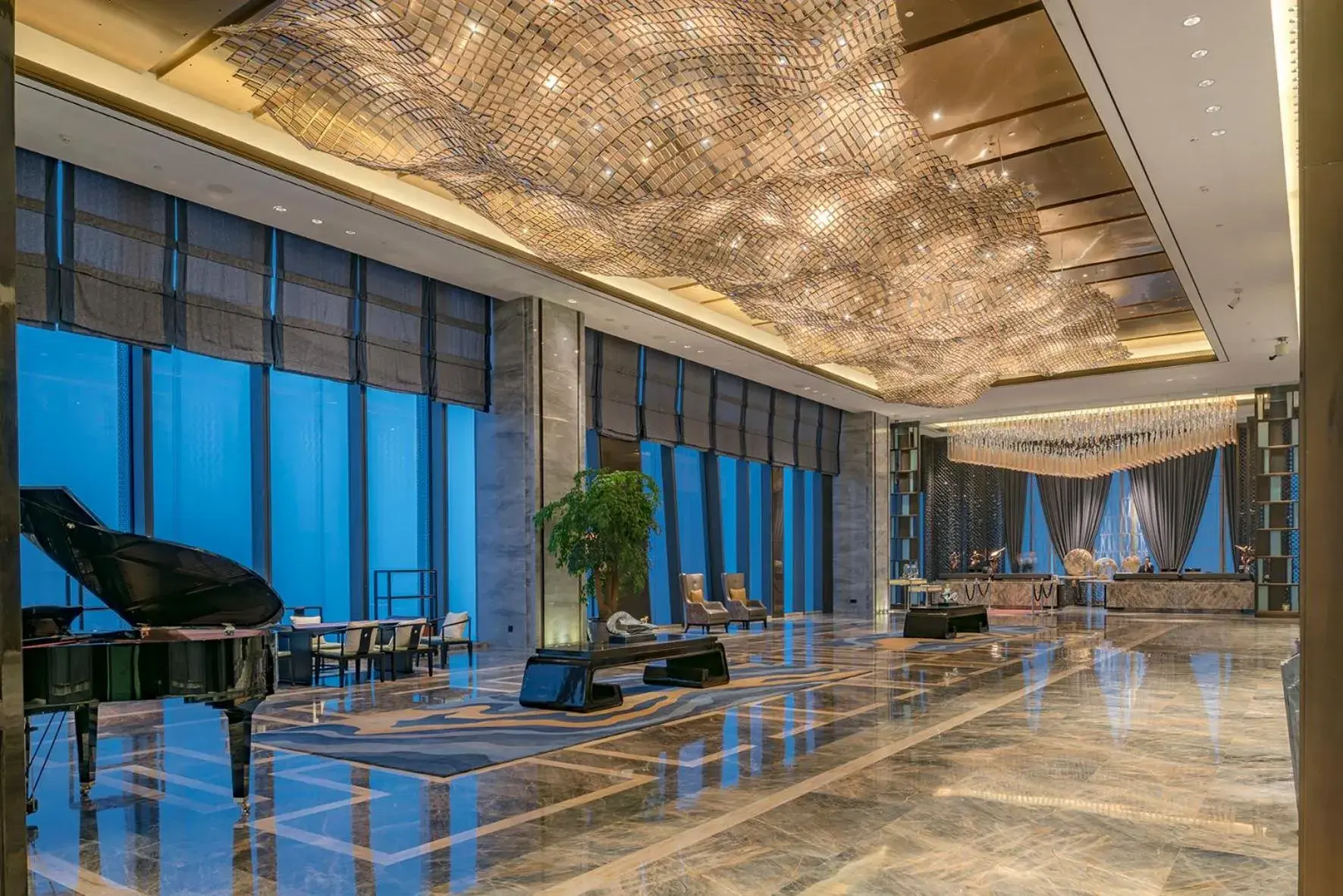 Lobby or reception in Wanda Vista Zhengzhou