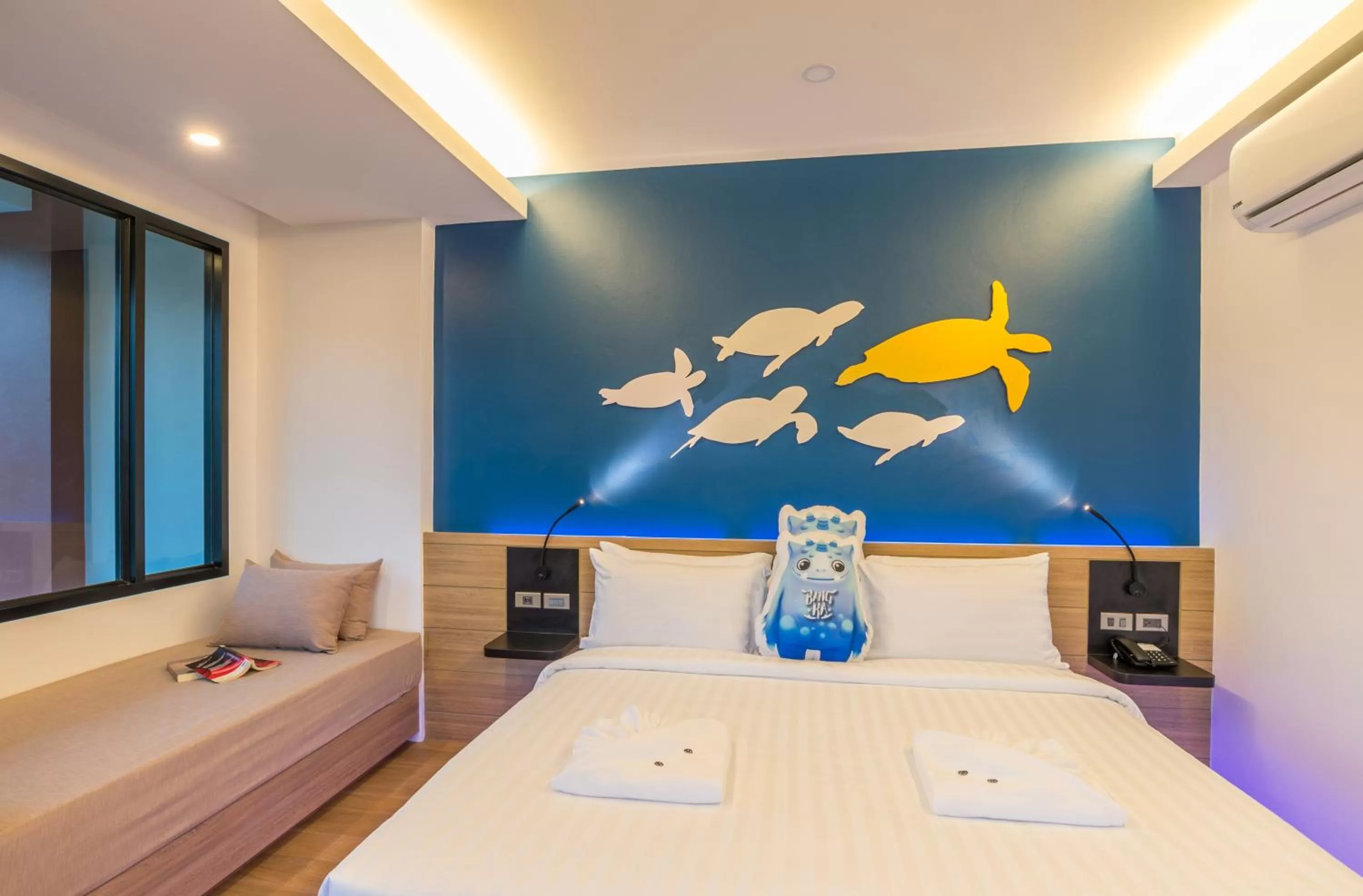 Bed in Anda Sea Tales Resort-SHA Plus