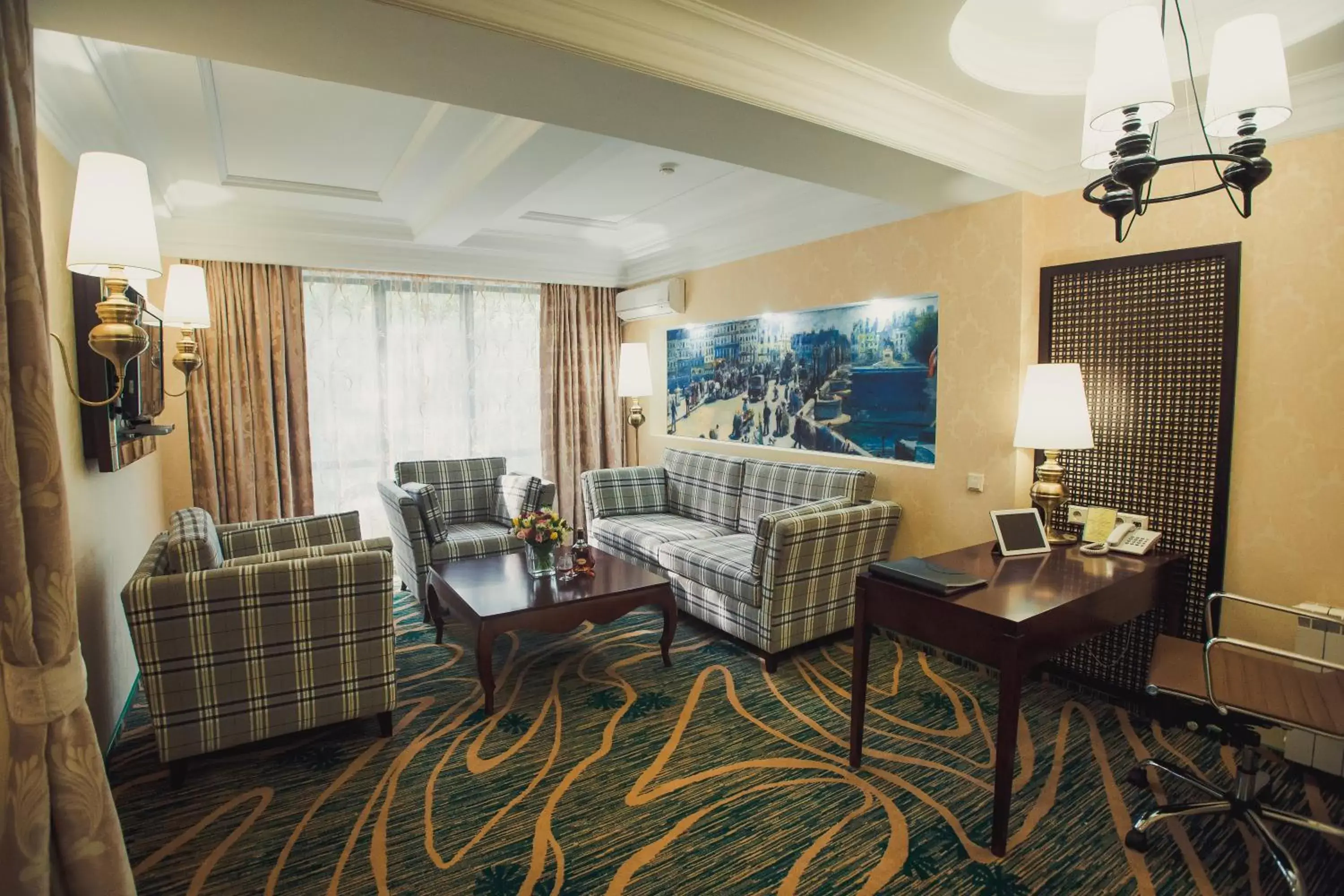 Living room, Seating Area in Hotel Kazzhol Almaty