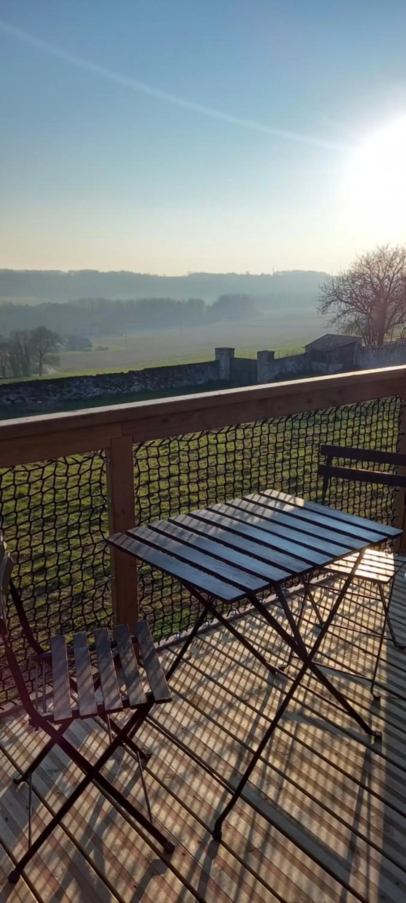 Garden view, Balcony/Terrace in Demeure de la Garenne