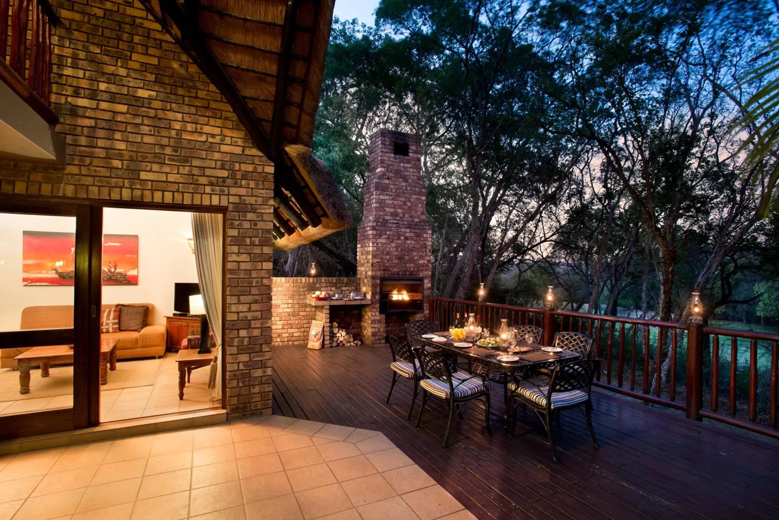 BBQ facilities in Kruger Park Lodge
