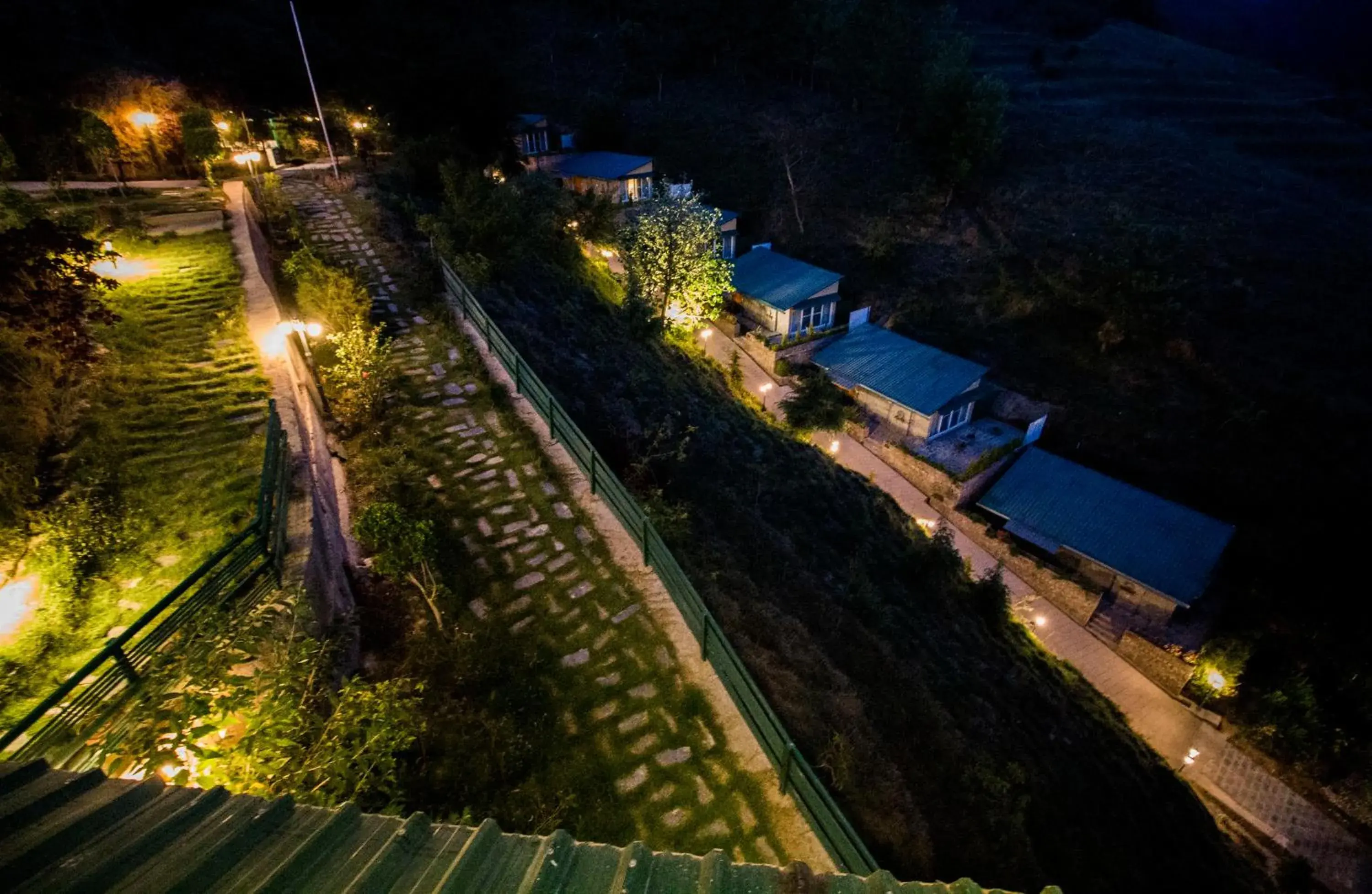 Night, Bird's-eye View in Rakkh Resort, a member of Radisson Individuals Retreats