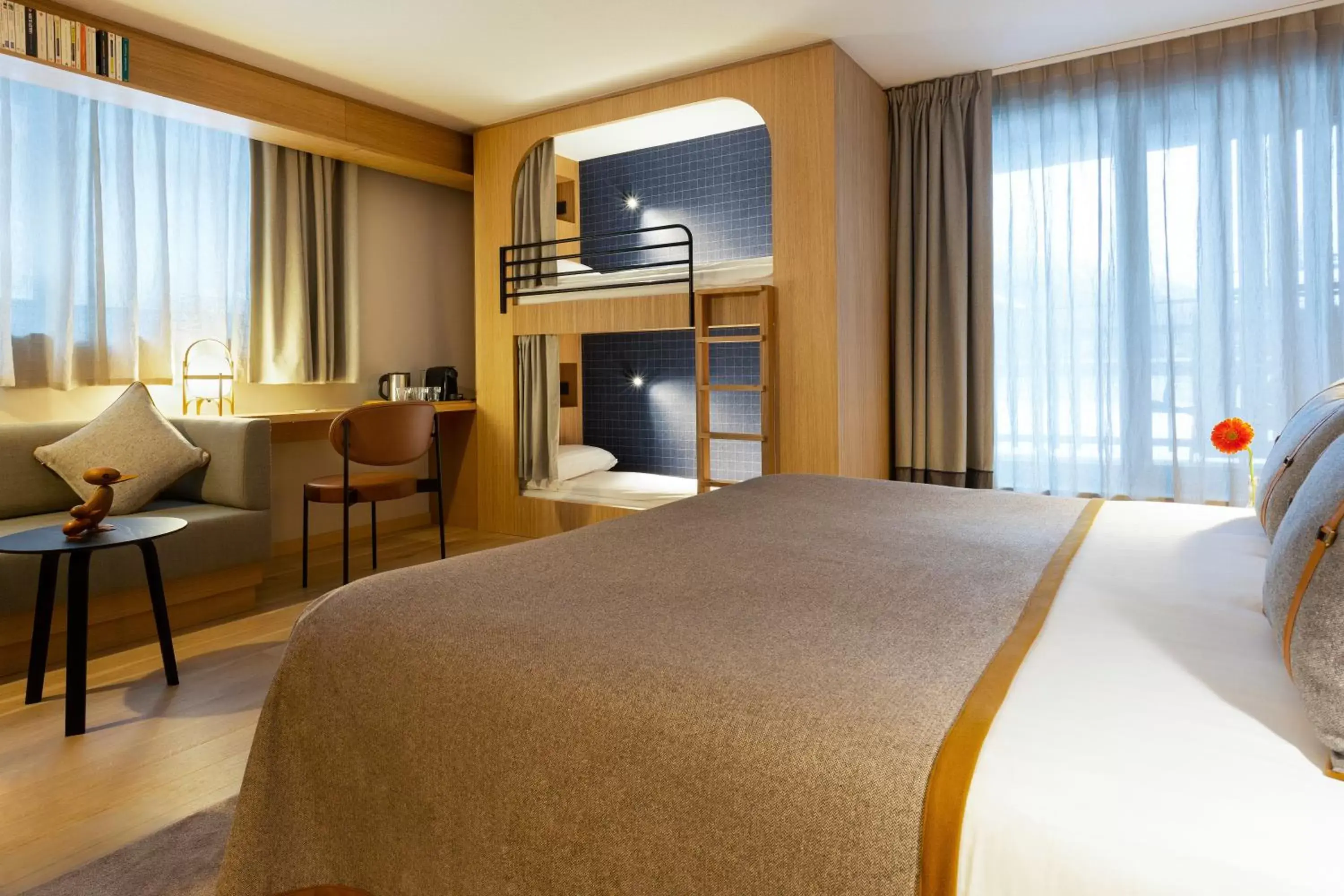 Bed in Heliopic Hotel & Spa
