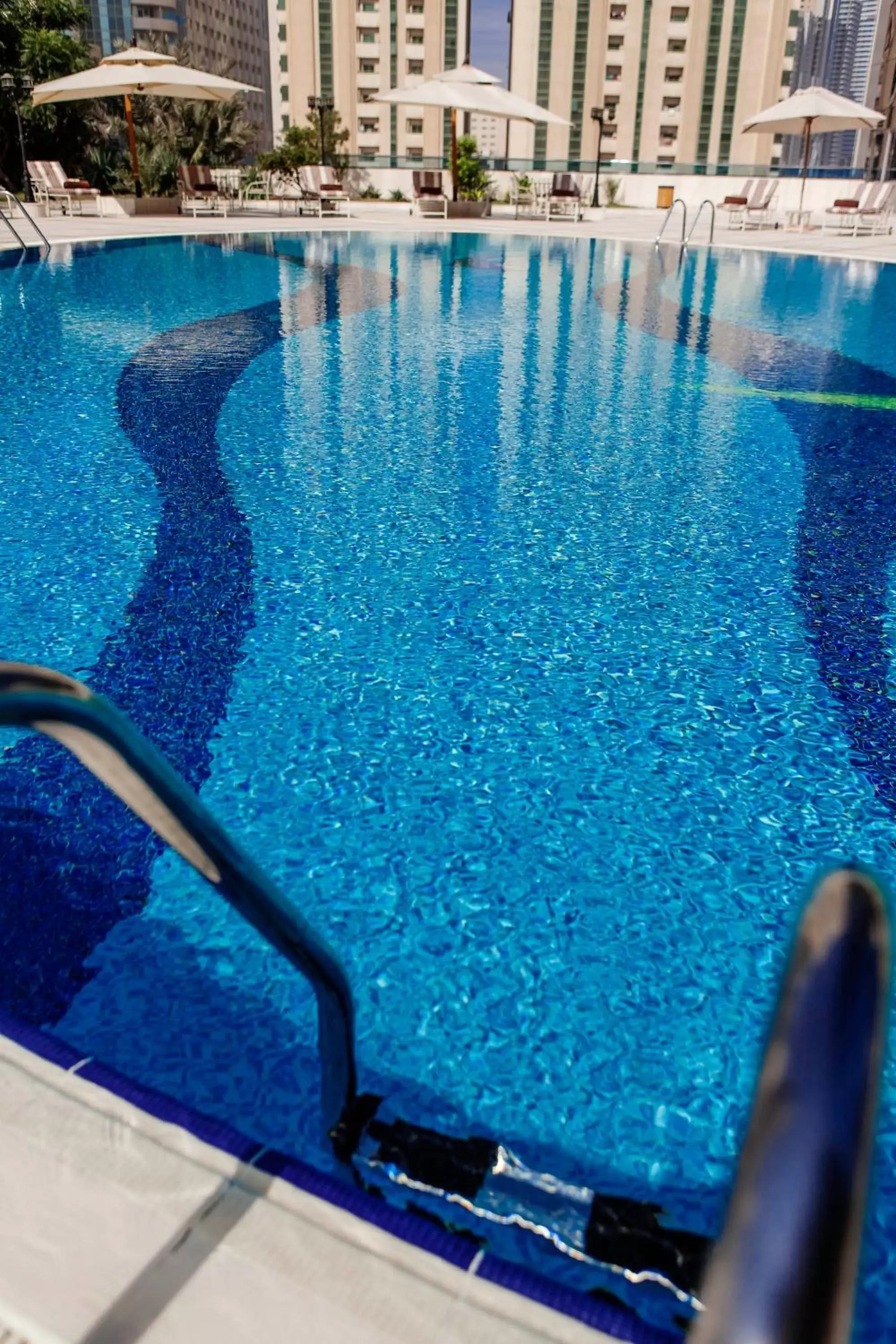 Pool view, Swimming Pool in Corniche Hotel Sharjah