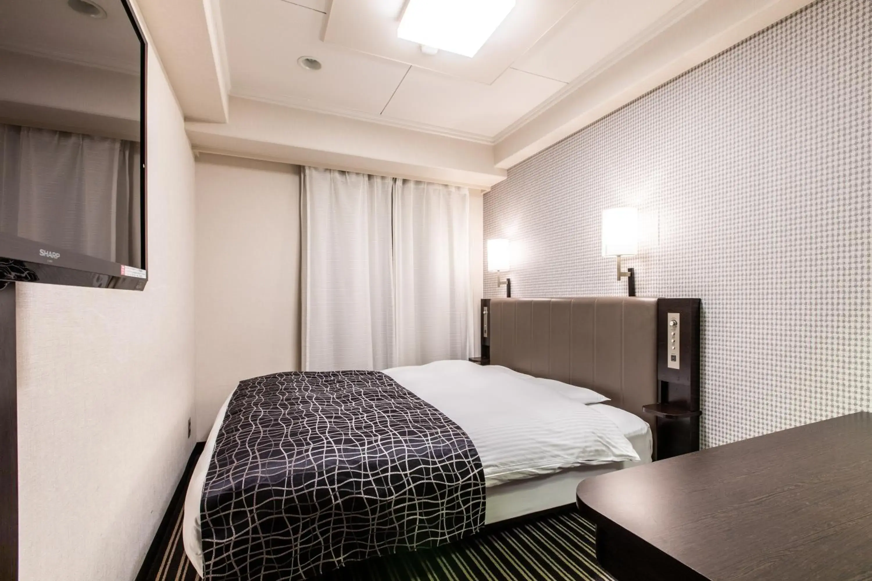 Photo of the whole room, Bed in Apa Hotel Kyoto-Gion Excellent