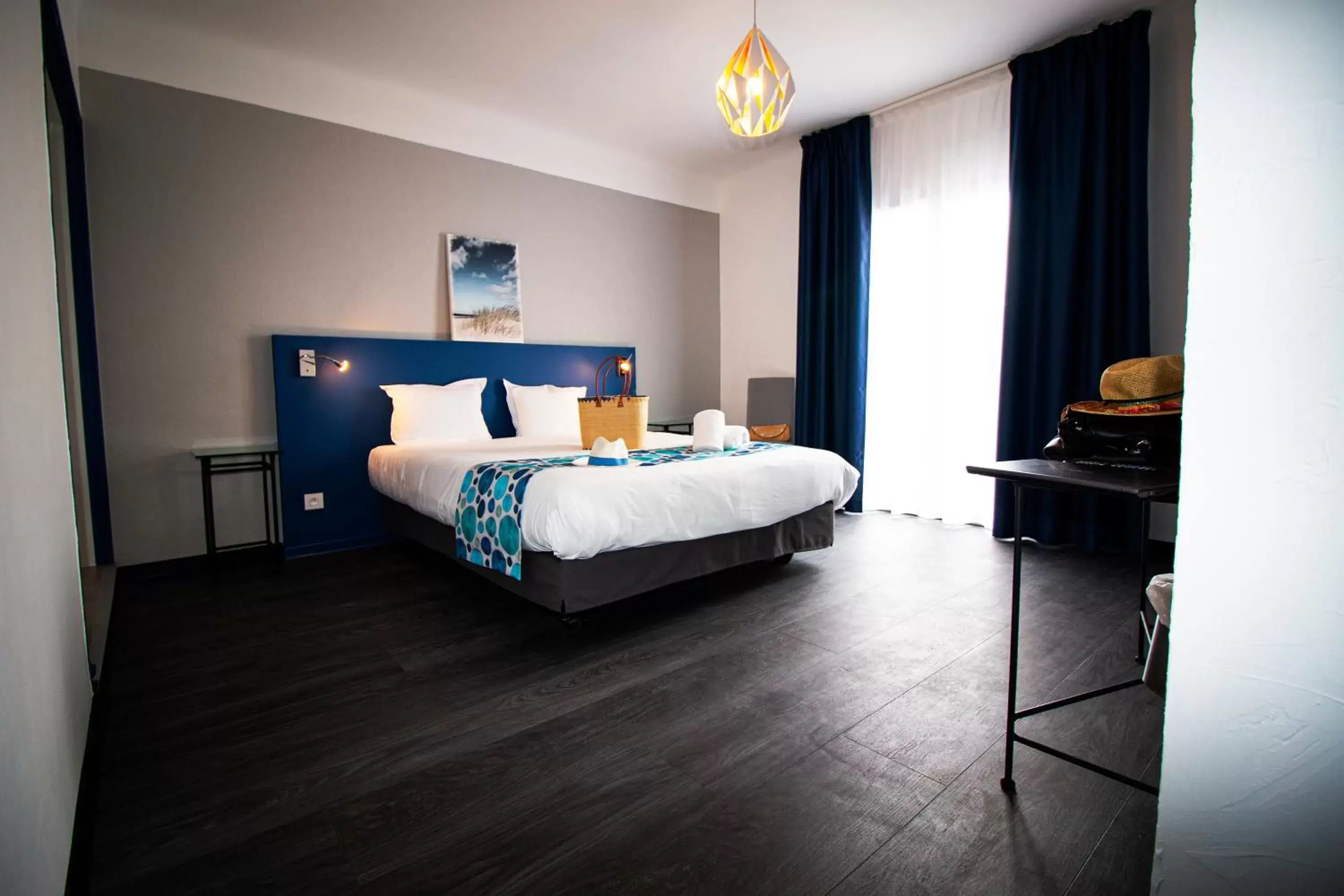 Bedroom, Bed in Hôtel Bel Azur