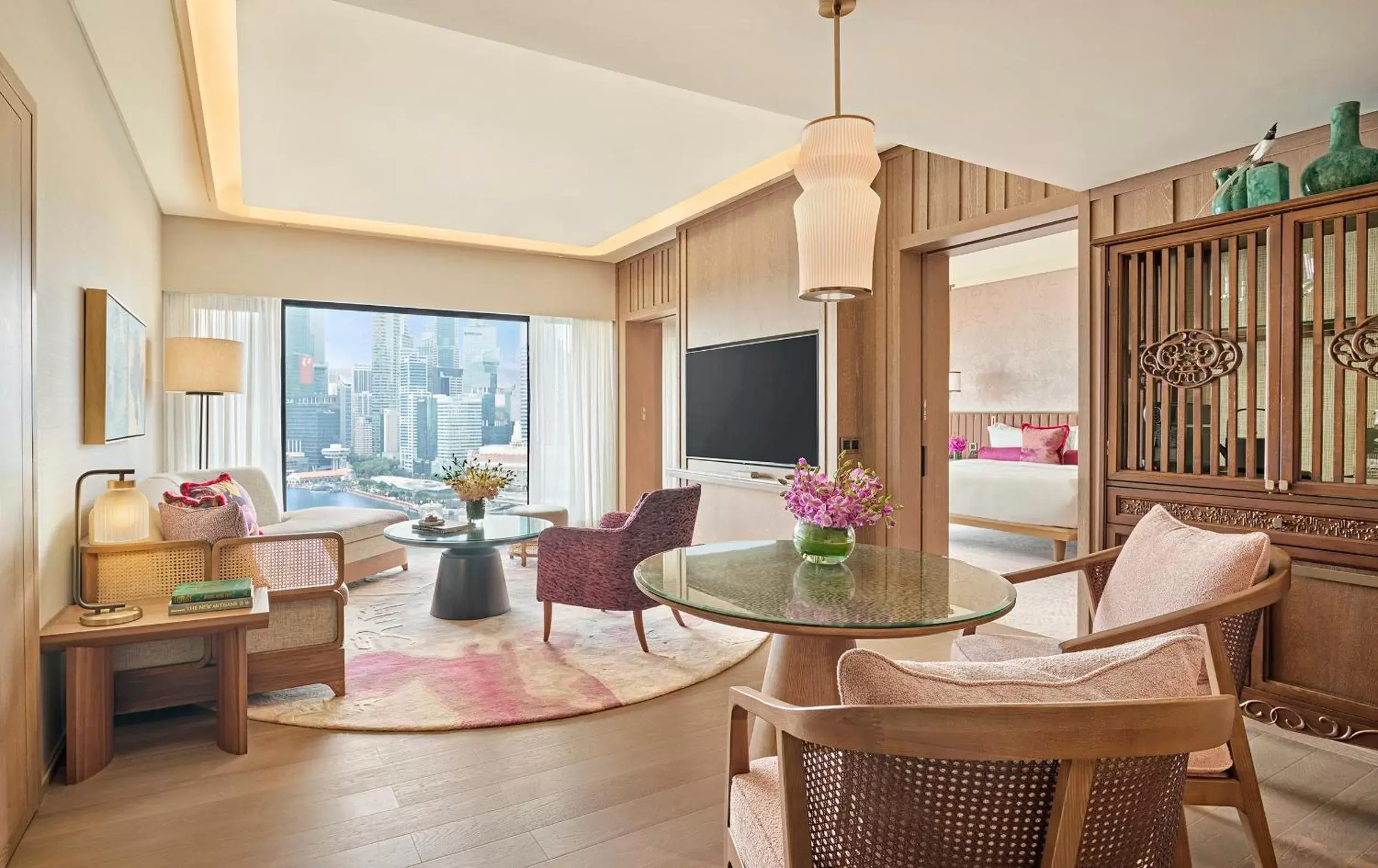 Living room, Seating Area in Mandarin Oriental, Singapore