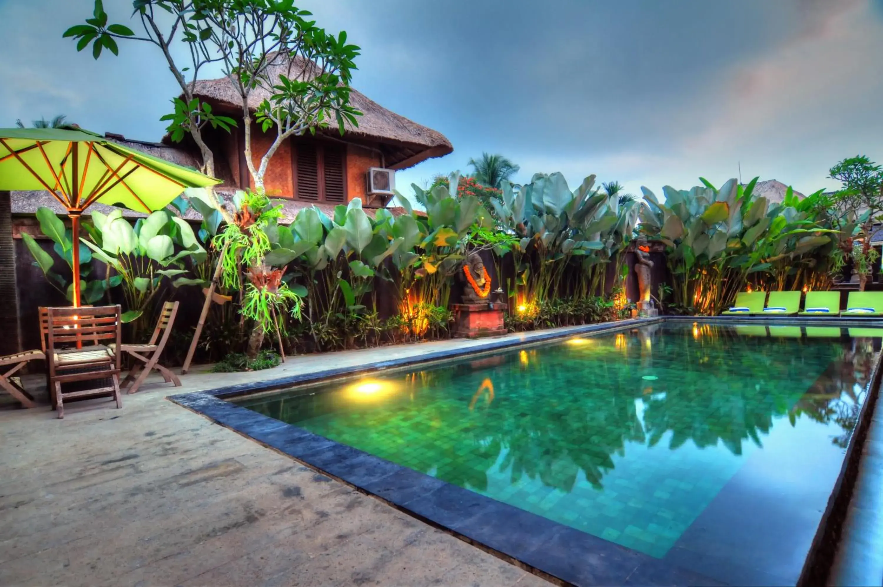 Swimming pool, Property Building in Kamandhani Cottage