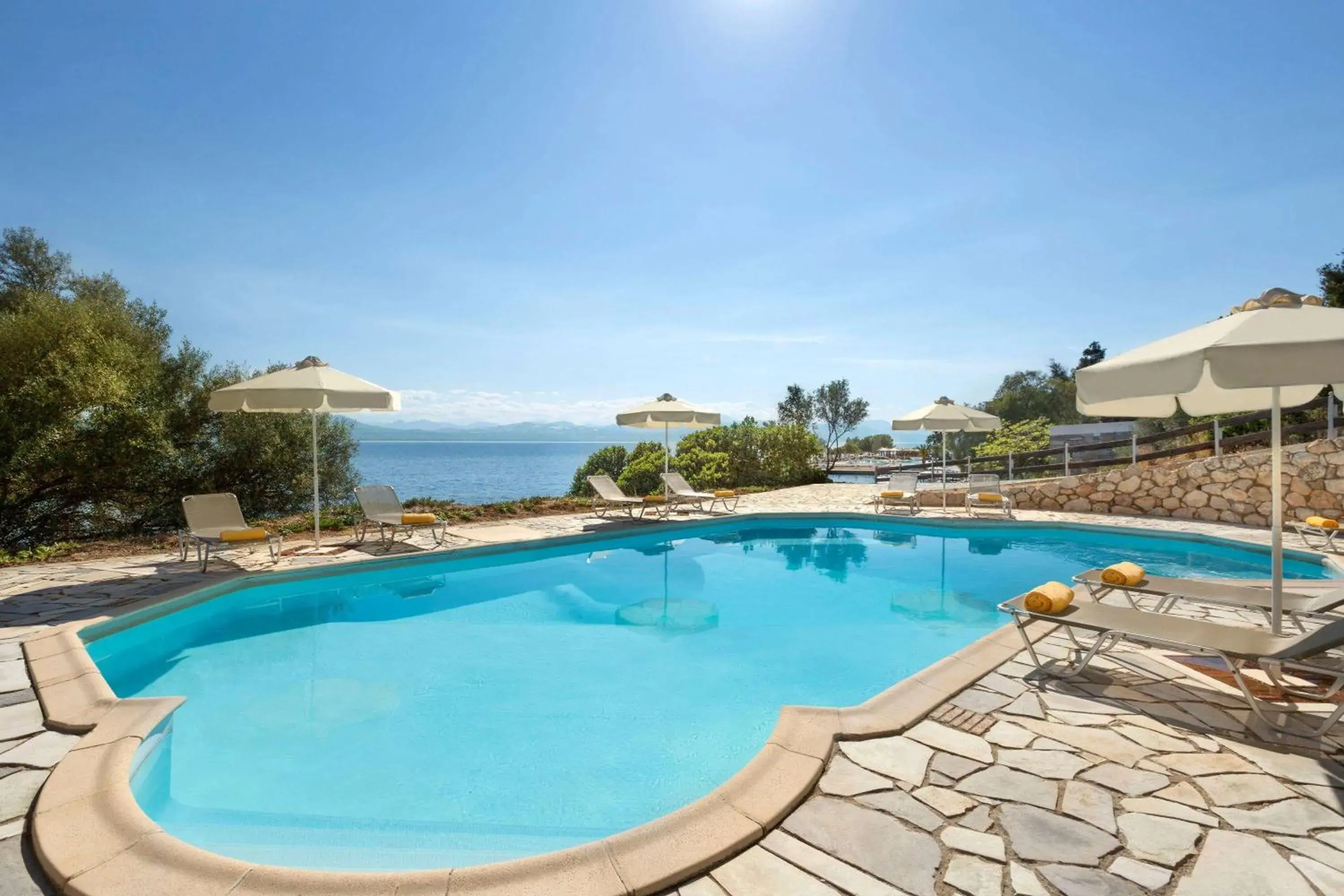 Pool view, Swimming Pool in Wyndham Loutraki Poseidon Resort