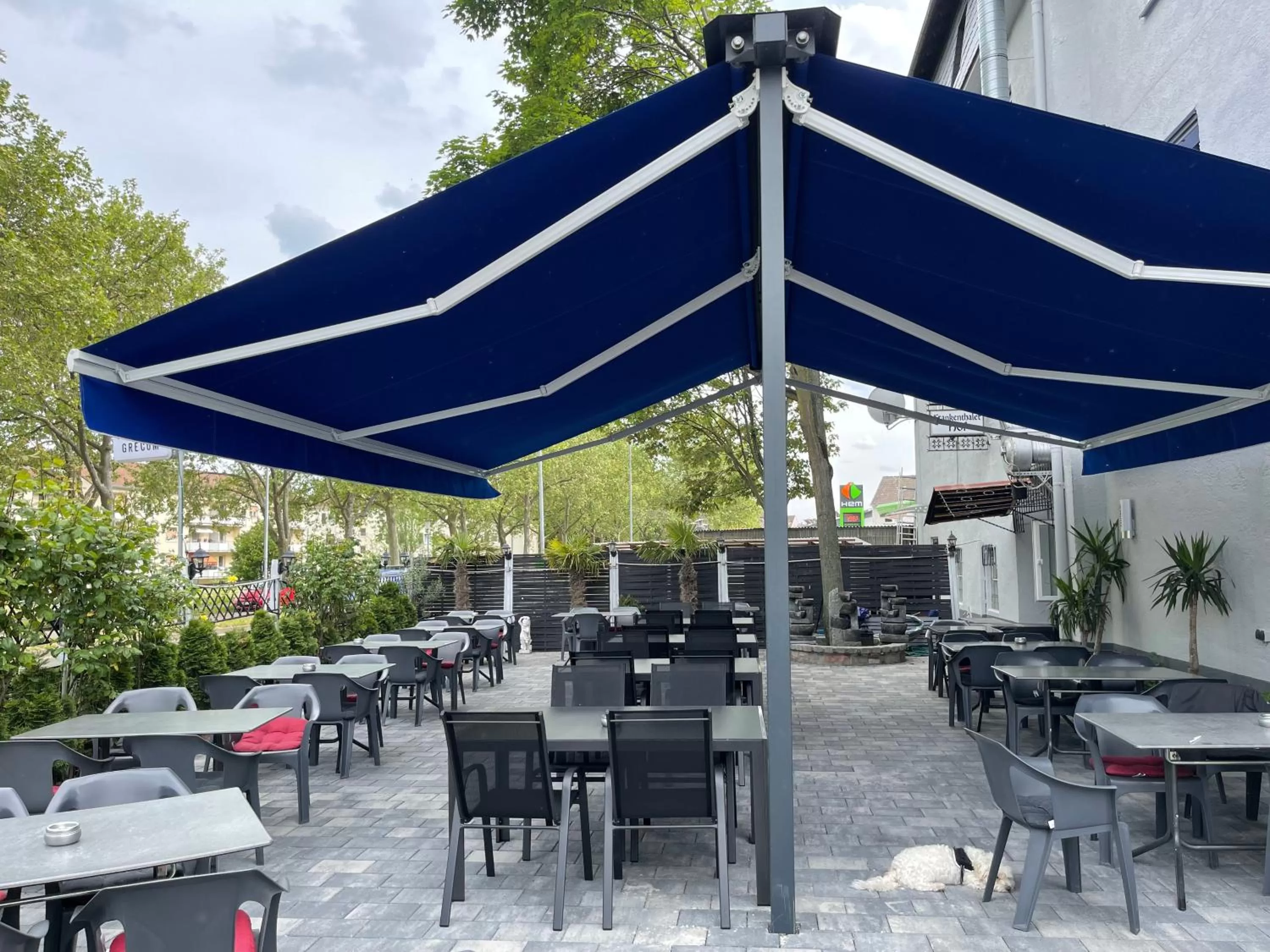 Patio in Hotel Frankenthaler Hof